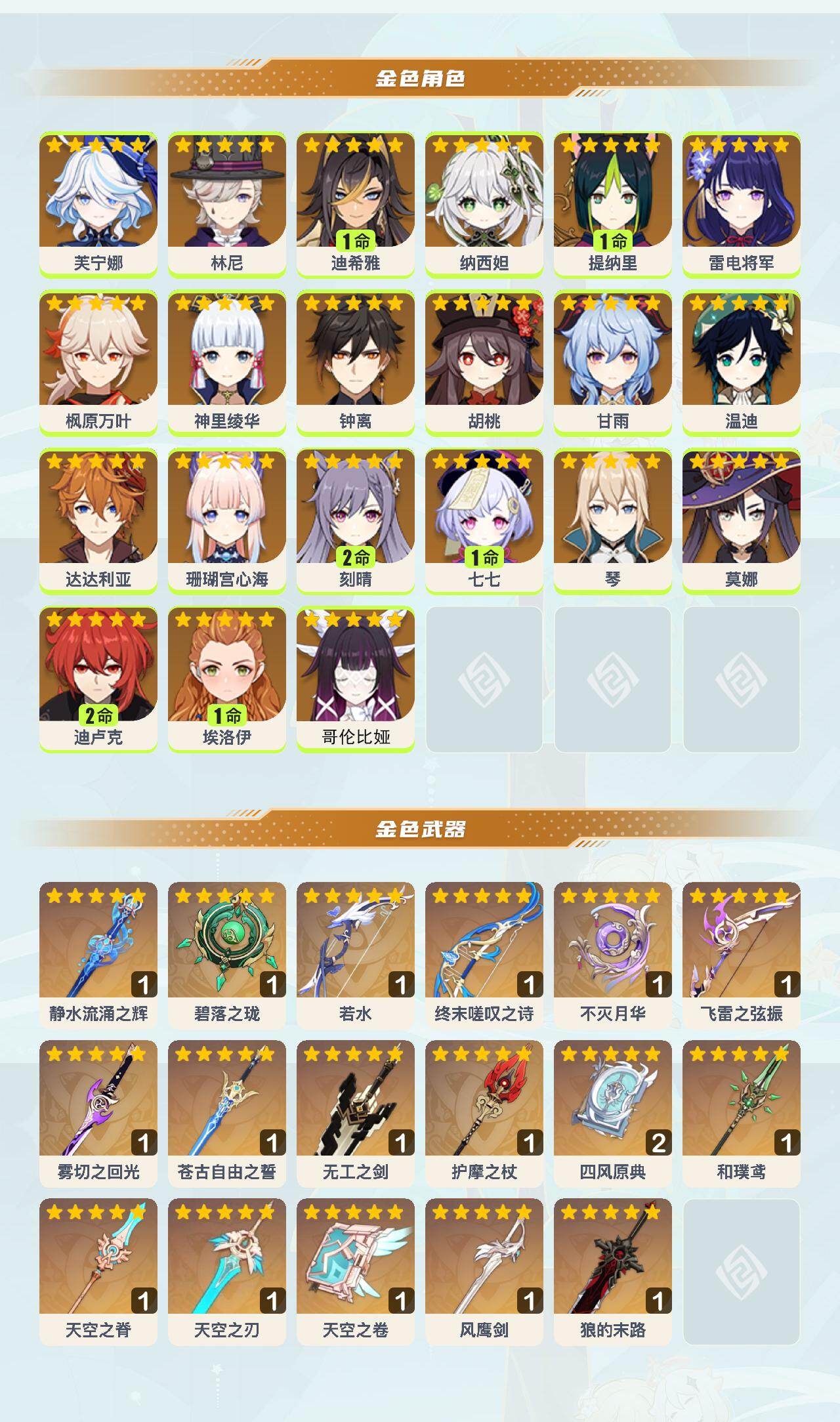 YSEY44088原神账号详情图3