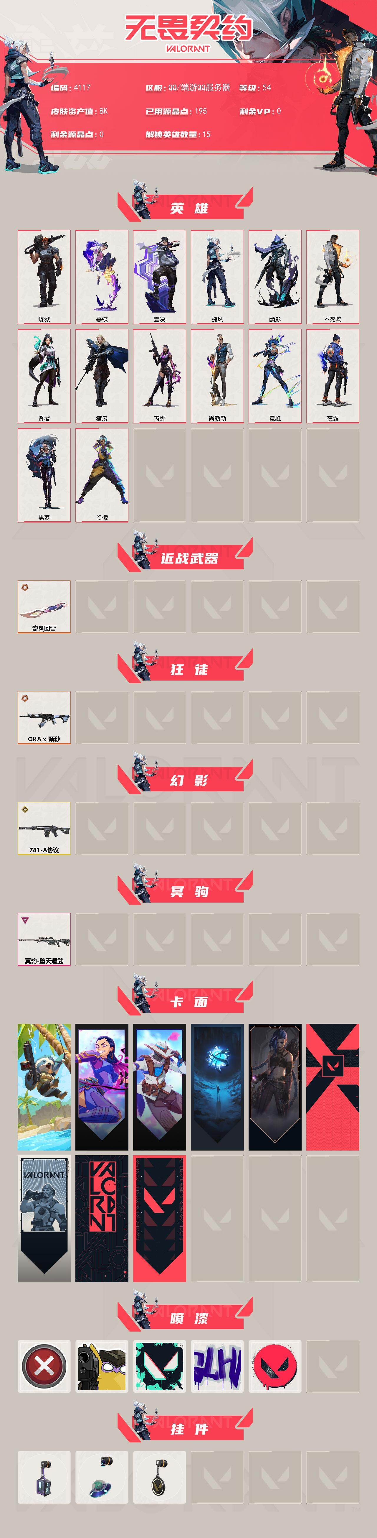 WWQXL427388无畏契约账号详情图2