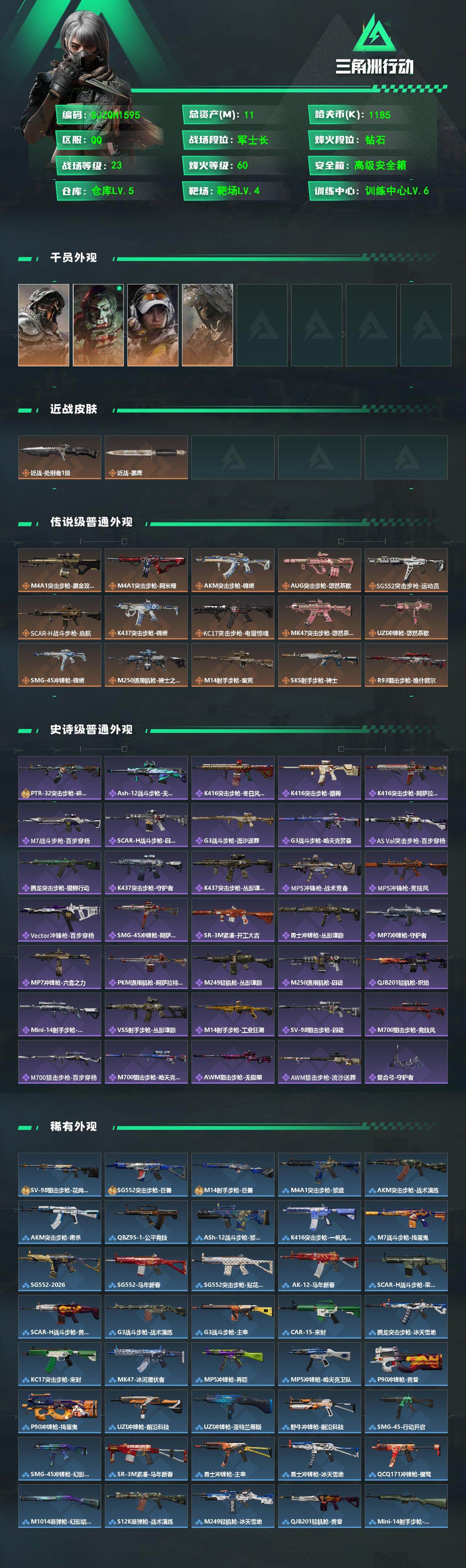 SJZEY487994三角洲行动账号详情图2