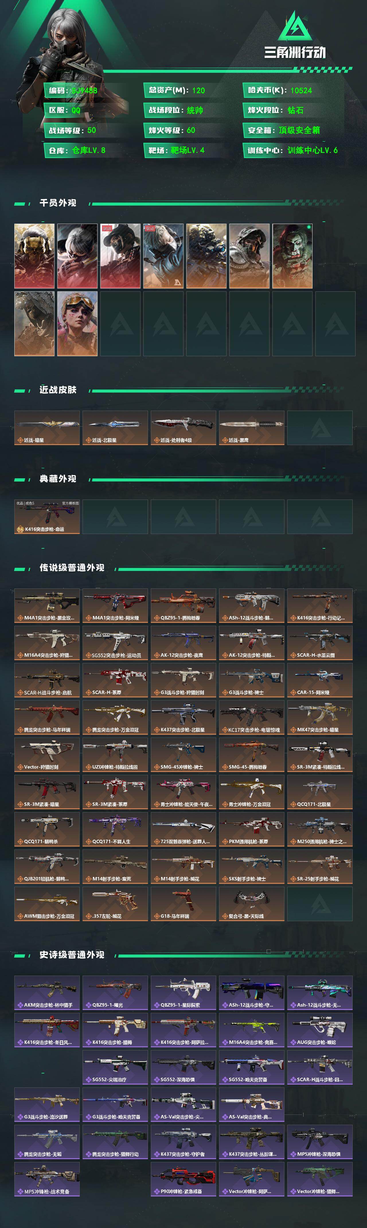 SJZEY488166三角洲行动账号详情图2