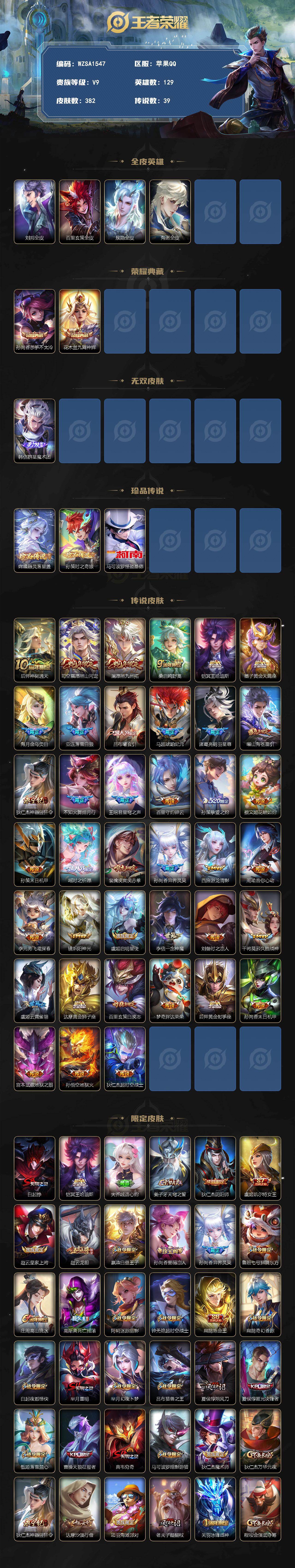 WZEY4280517王者荣耀账号详情图2