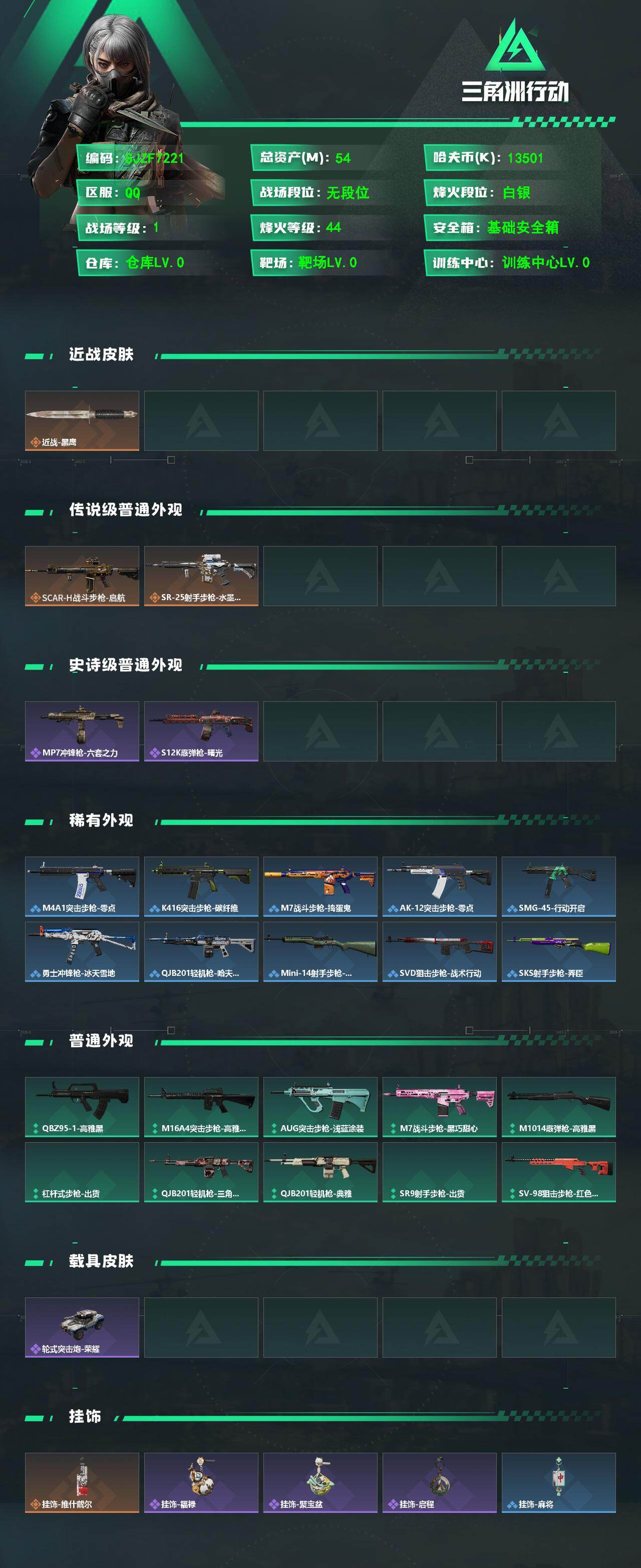 SJZEY488231三角洲行动账号详情图2