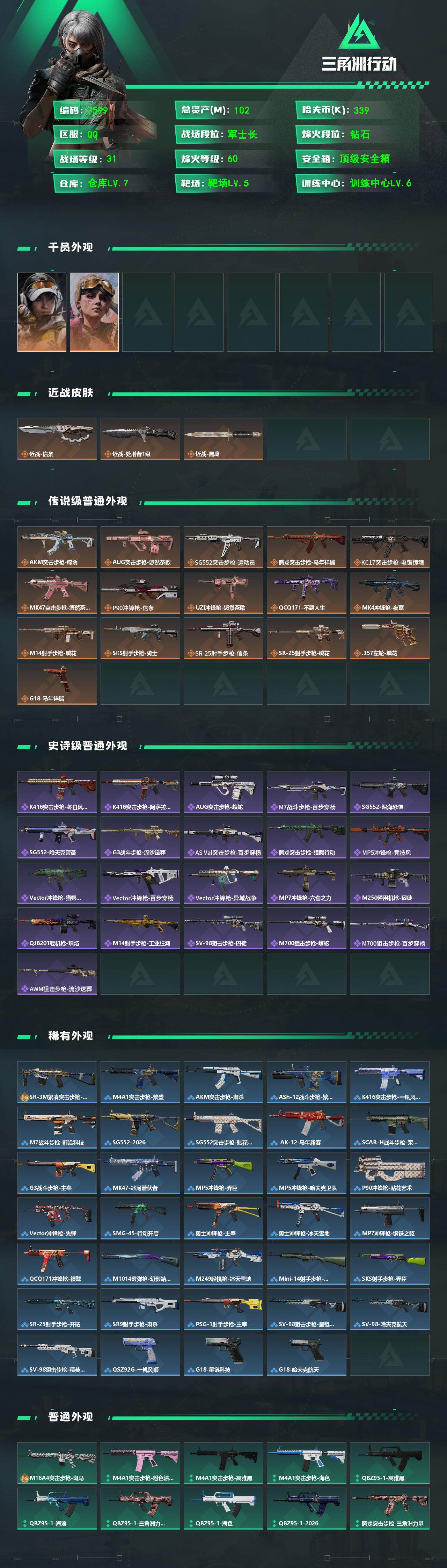 SJZCMW497405三角洲行动账号详情图2