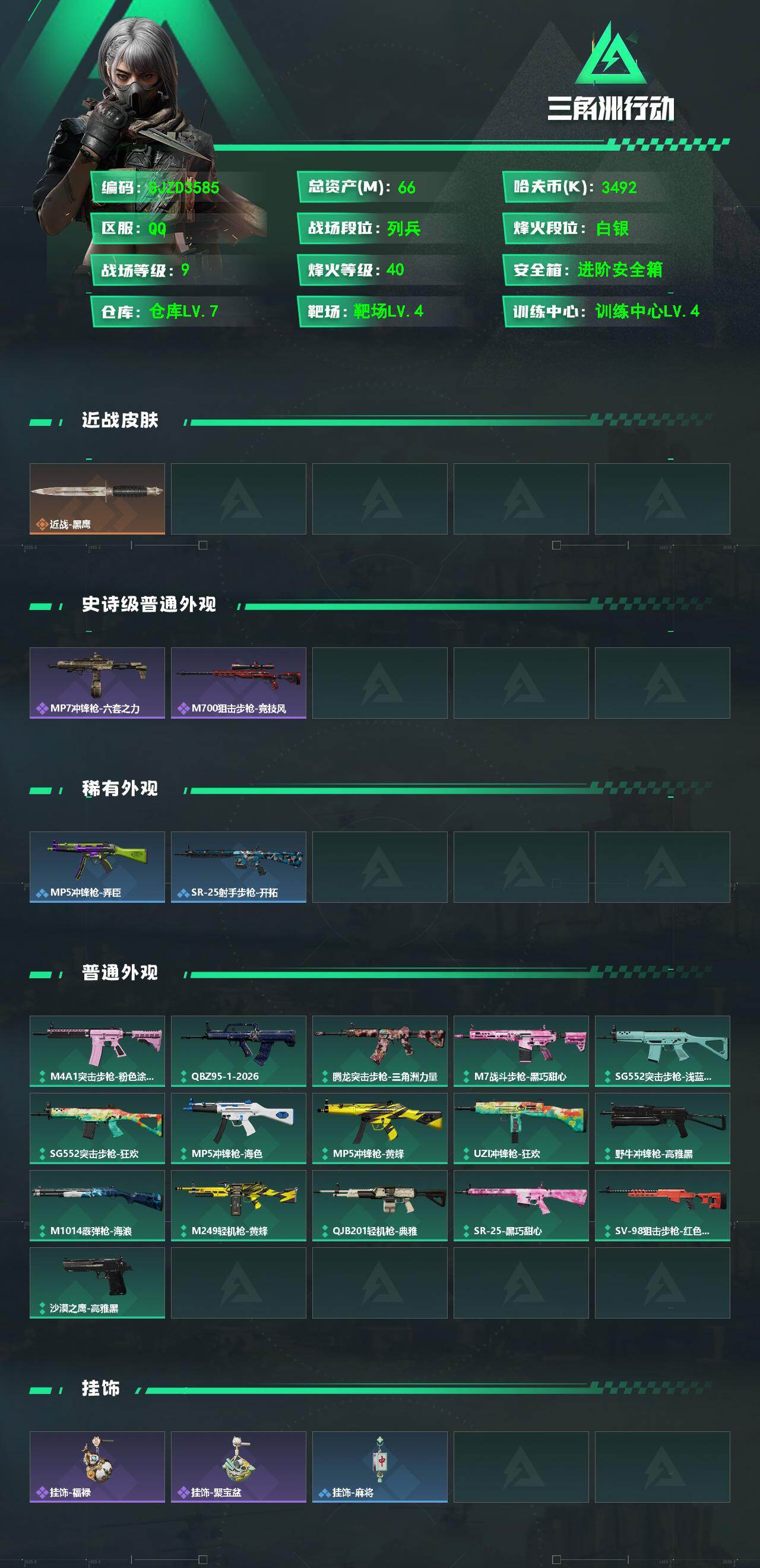 SJZEY488049三角洲行动账号详情图2