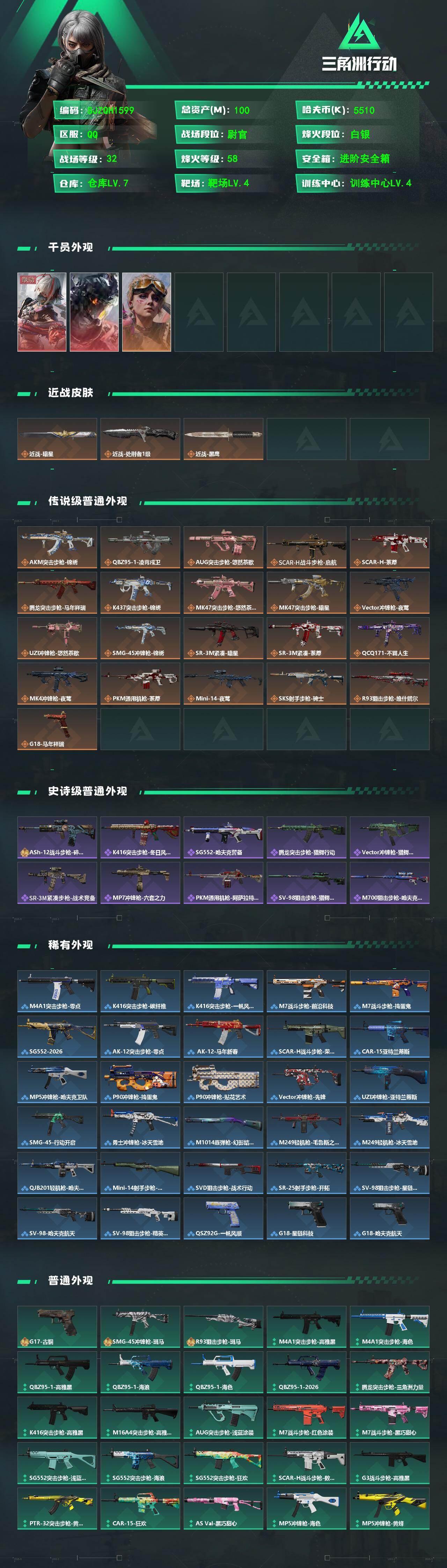 SJZEY488249三角洲行动账号详情图2