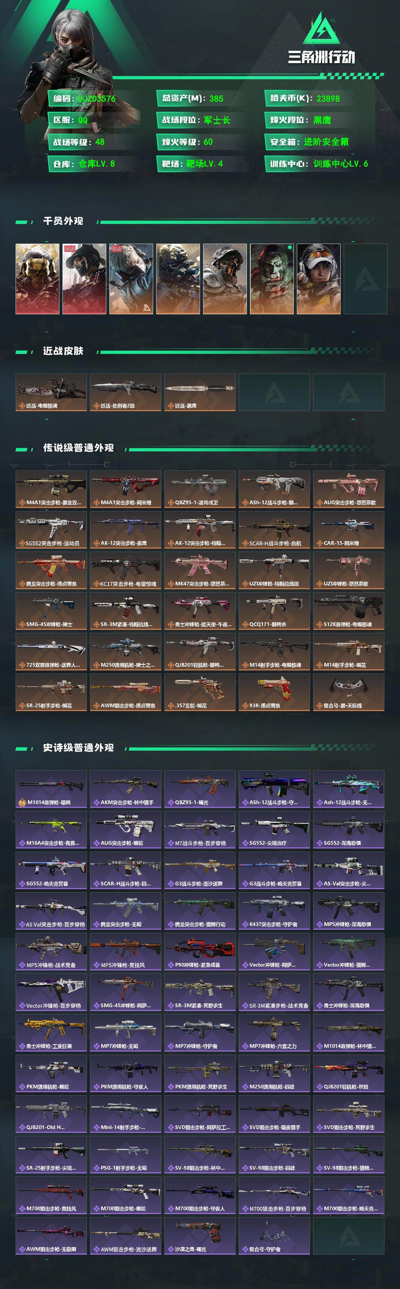 SJZEY487951三角洲行动账号详情图2