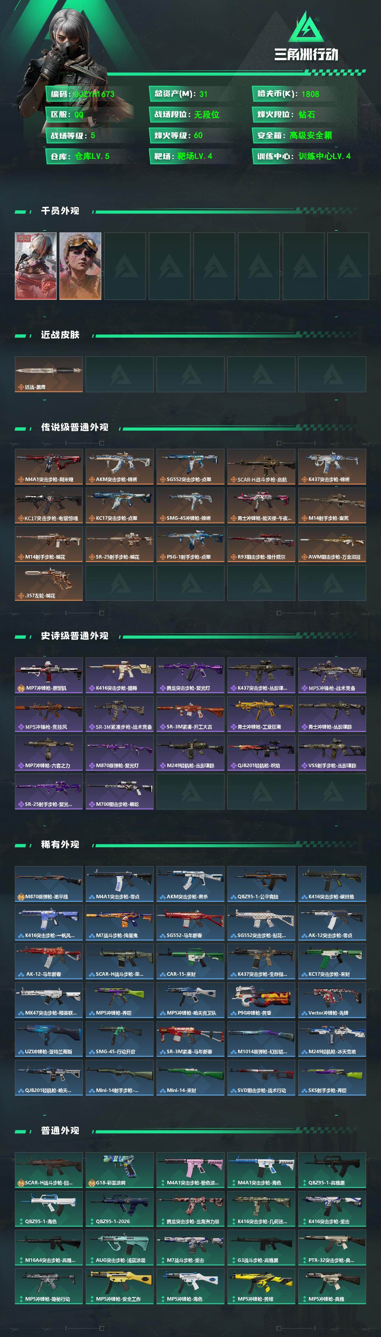 SJZEY488791三角洲行动账号详情图2