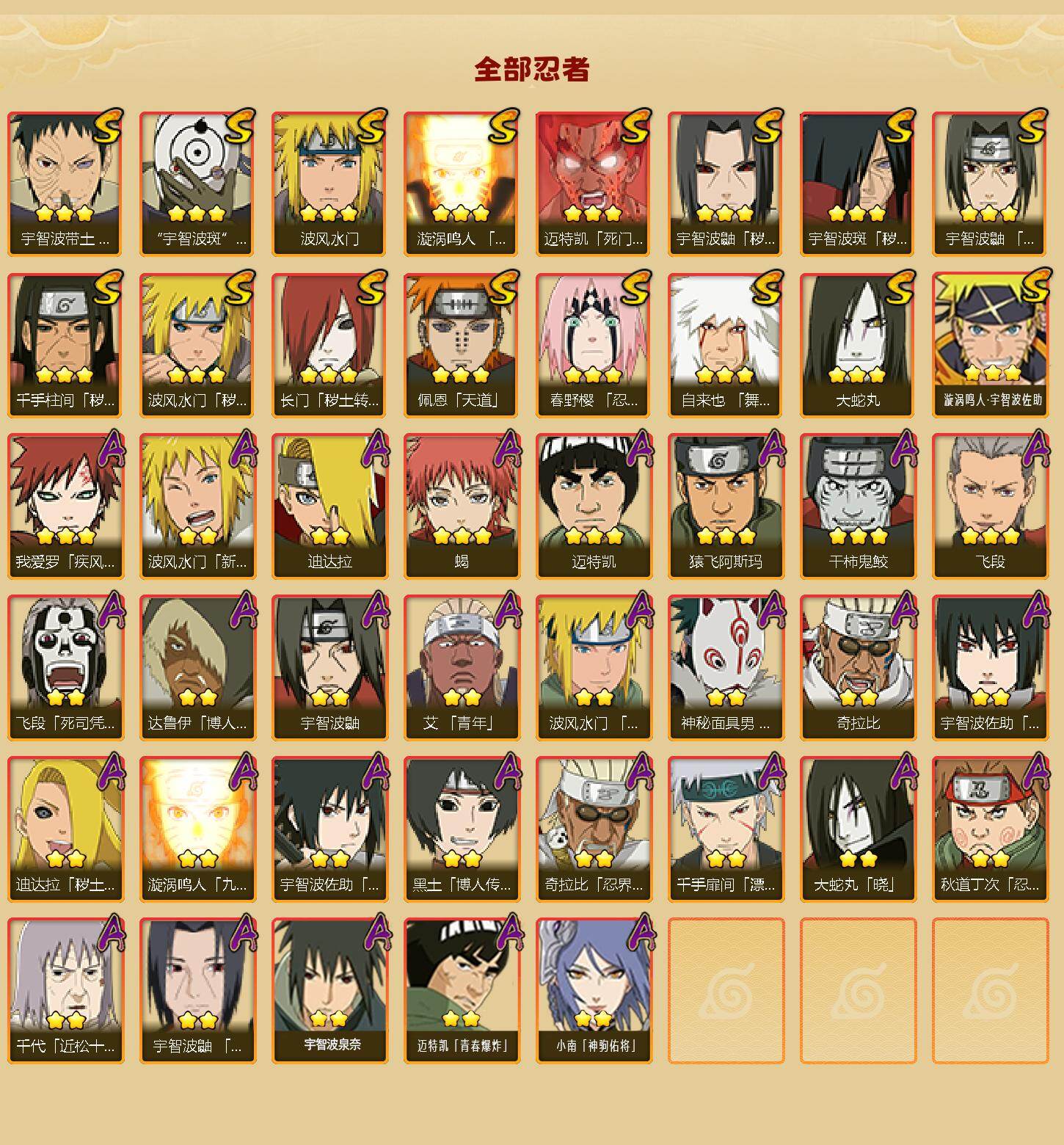 HYEY427107火影忍者账号详情图2