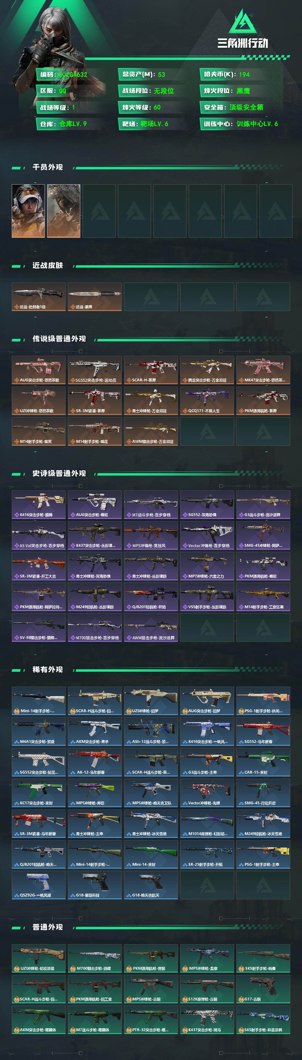 SJZEY488315三角洲行动账号详情图2