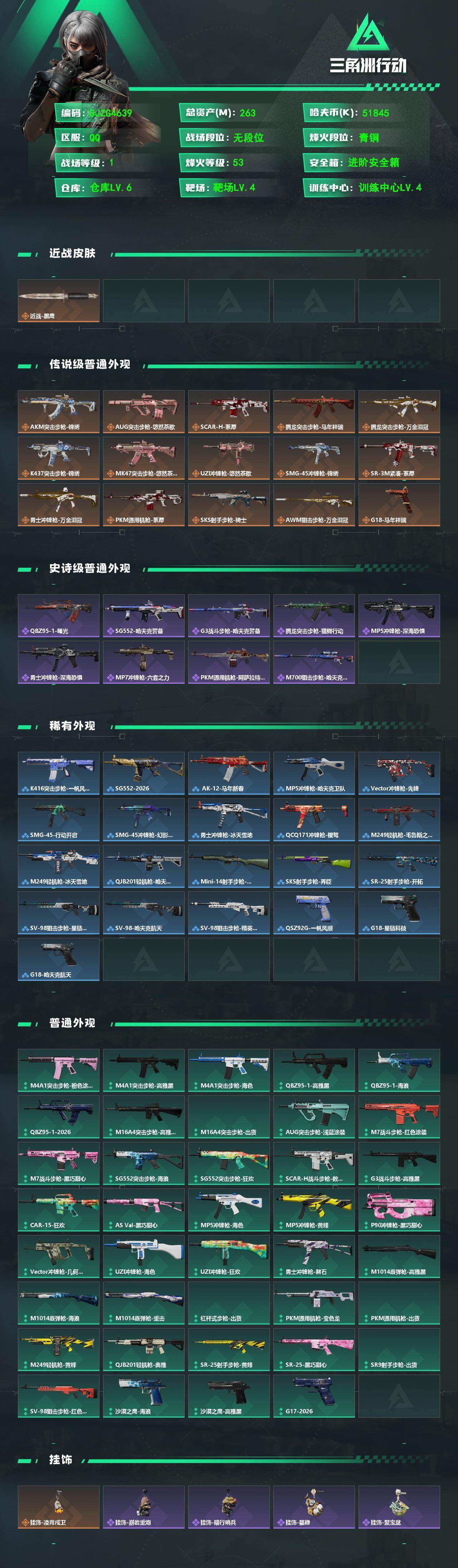 SJZEY488334三角洲行动账号详情图2