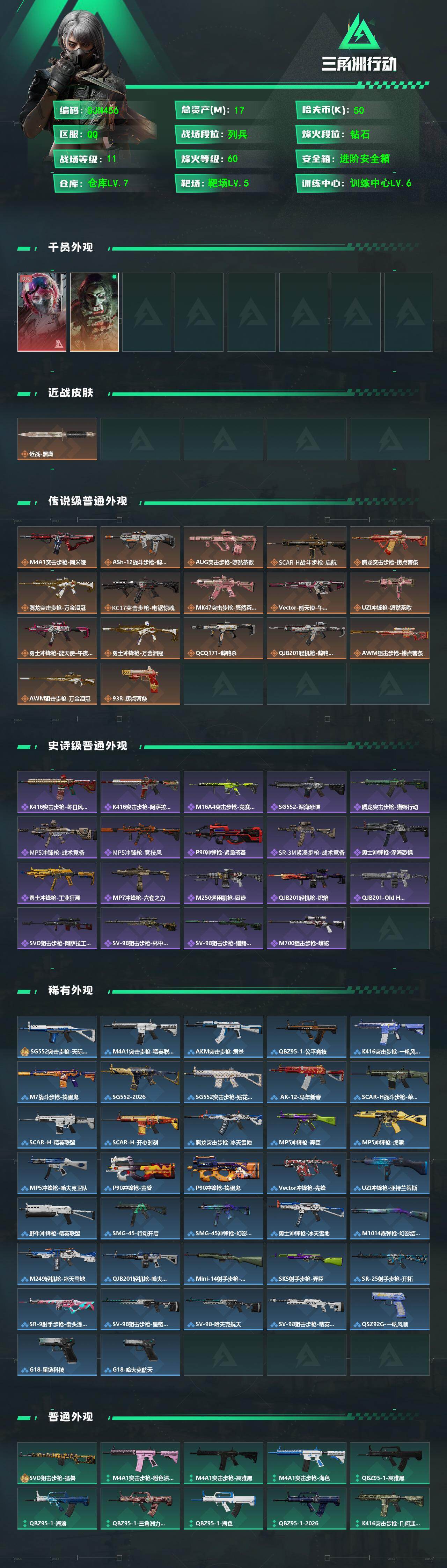 SJZEY488905三角洲行动账号详情图2