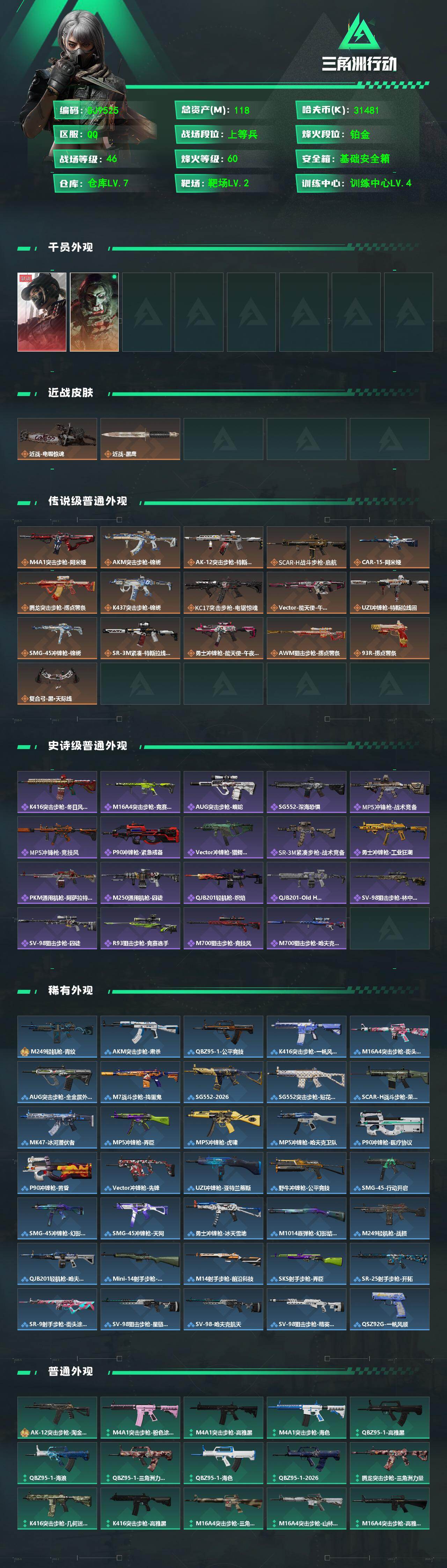 SJZEY488611三角洲行动账号详情图2