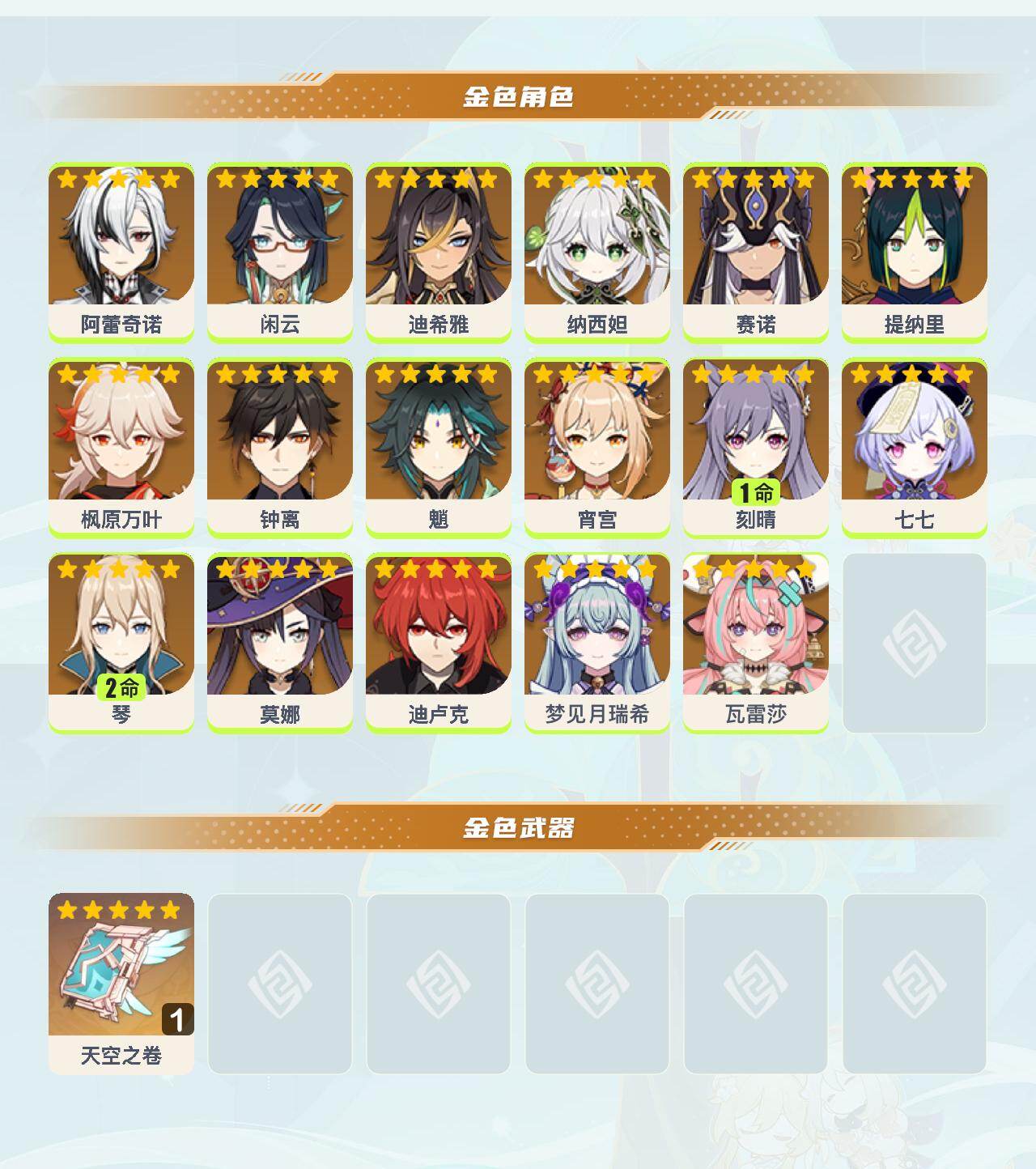 YSEY44122原神账号详情图3