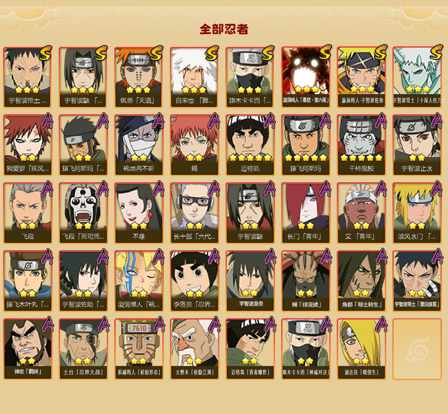 HYEY427169火影忍者账号详情图2