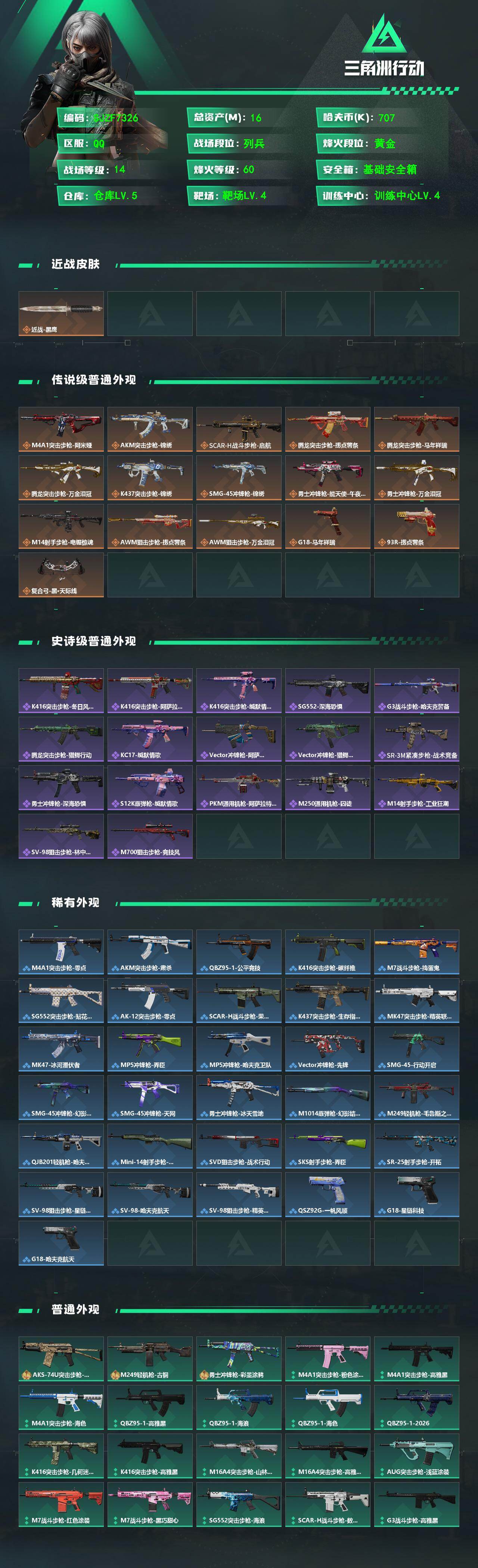 SJZEY489052三角洲行动账号详情图2