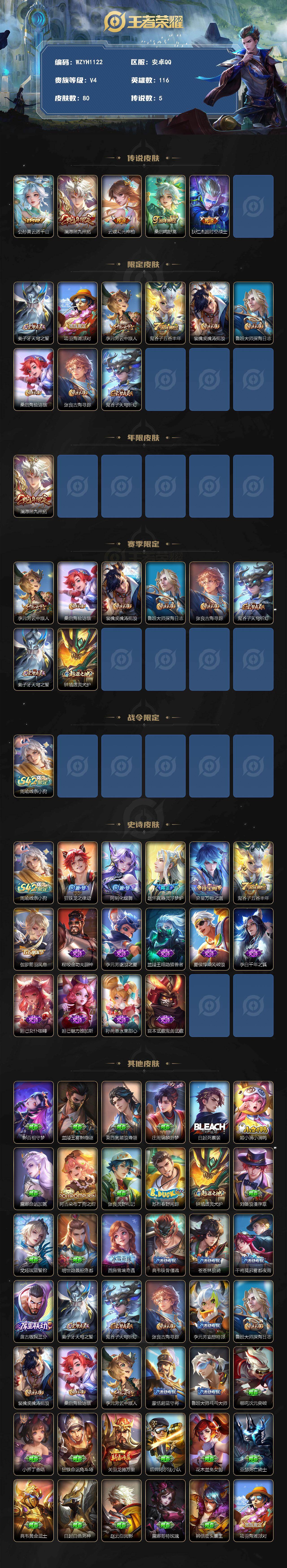 WZEY4281951王者荣耀账号详情图2