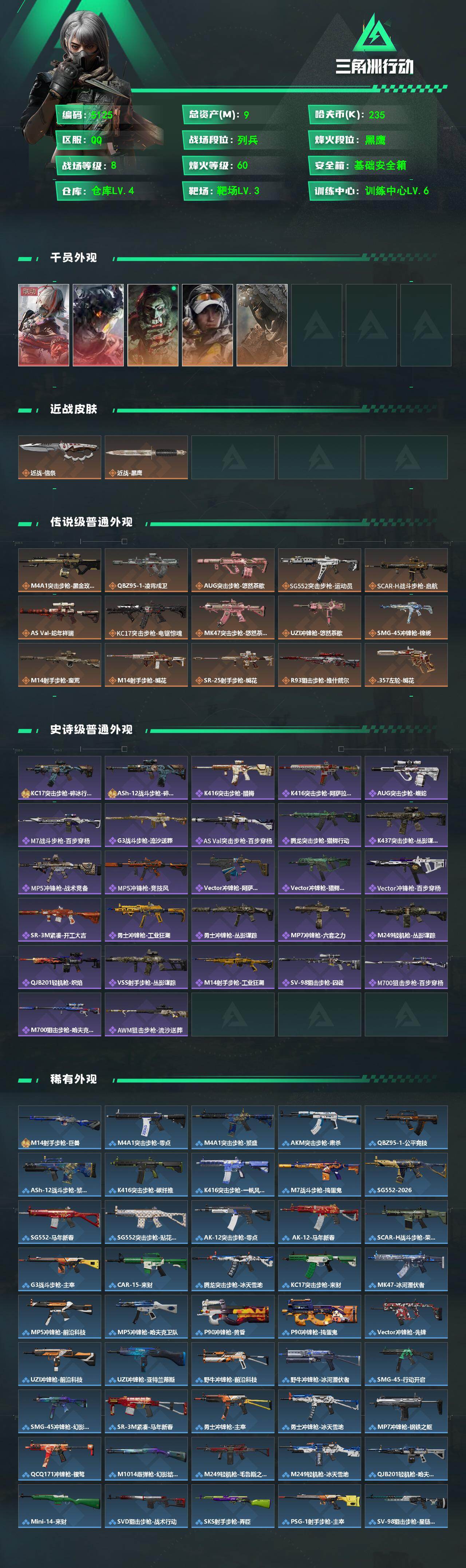 SJZQM493188三角洲行动账号详情图4