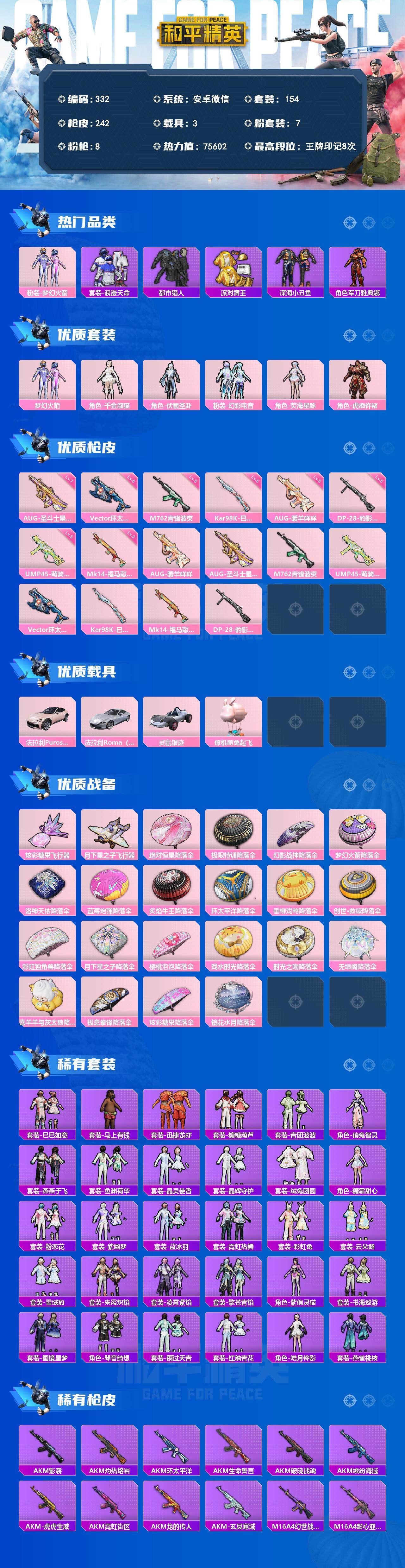 HPQM4159077和平精英账号详情图3