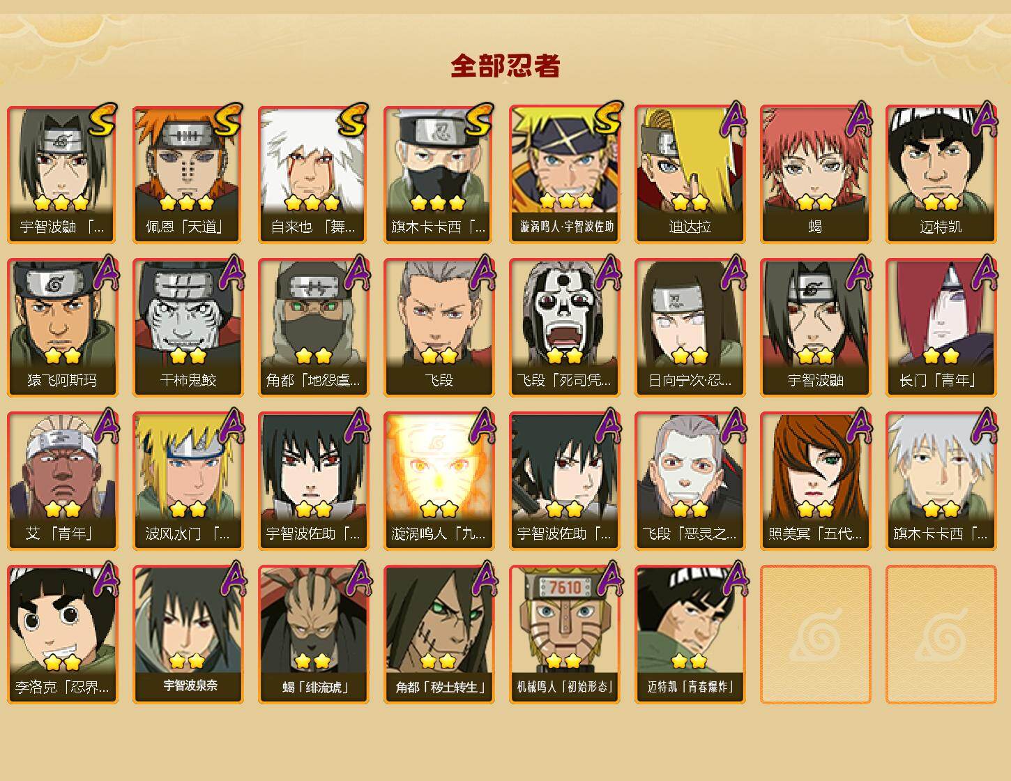 HYEY427186火影忍者账号详情图2 HYEY427186火影忍者账号详情图2