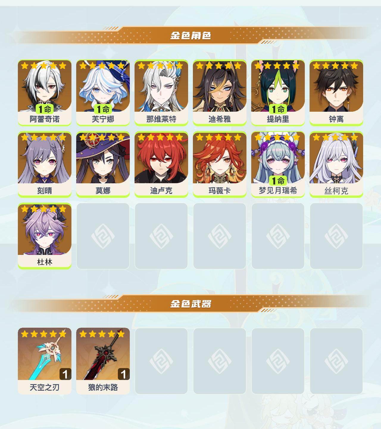 YSEY44141原神账号详情图3