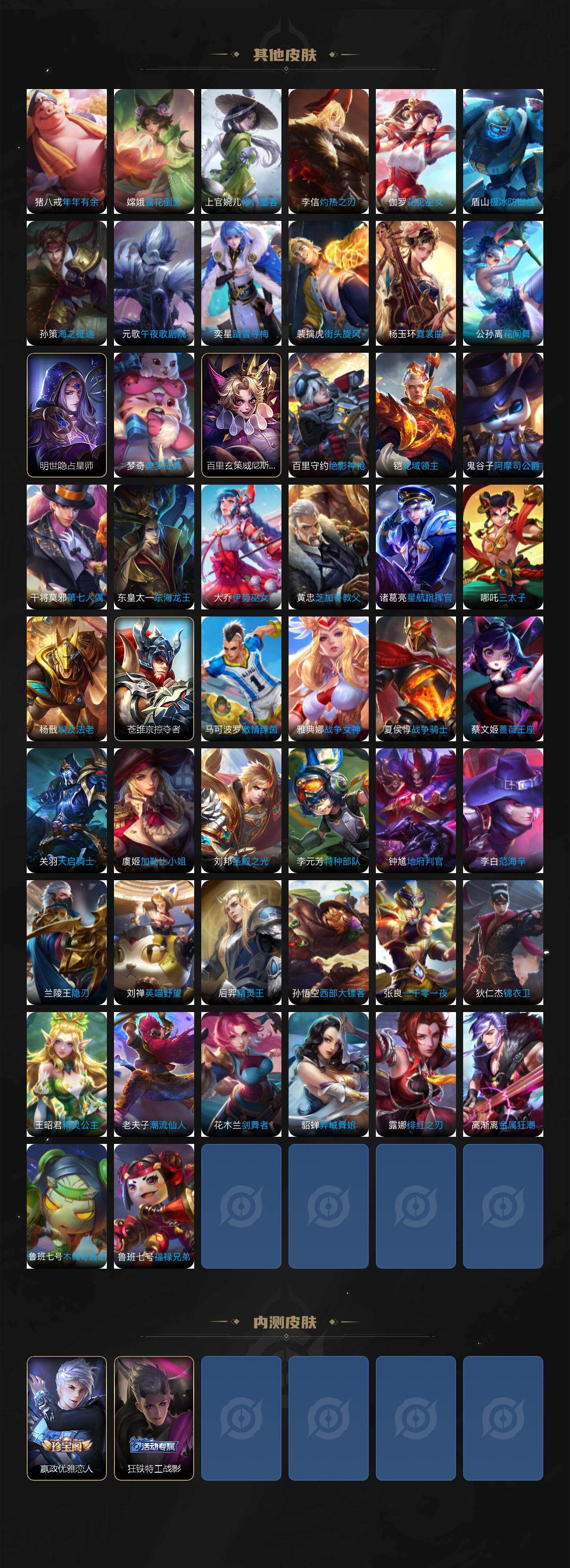 WZLX4282239王者荣耀账号详情图6 WZLX4282239王者荣耀账号详情图6