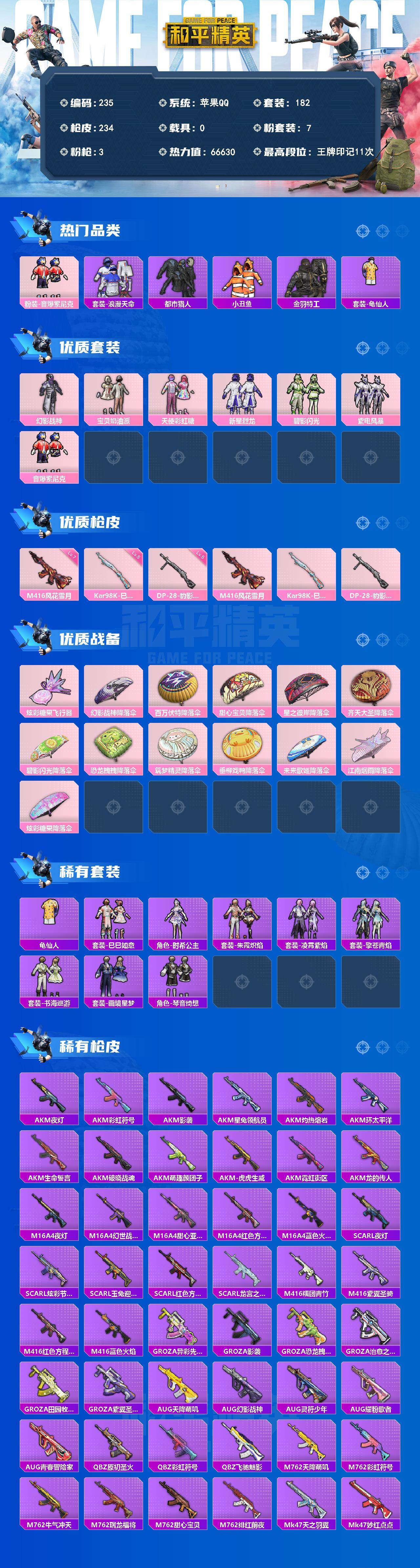 HPCMW4196934和平精英账号详情图2