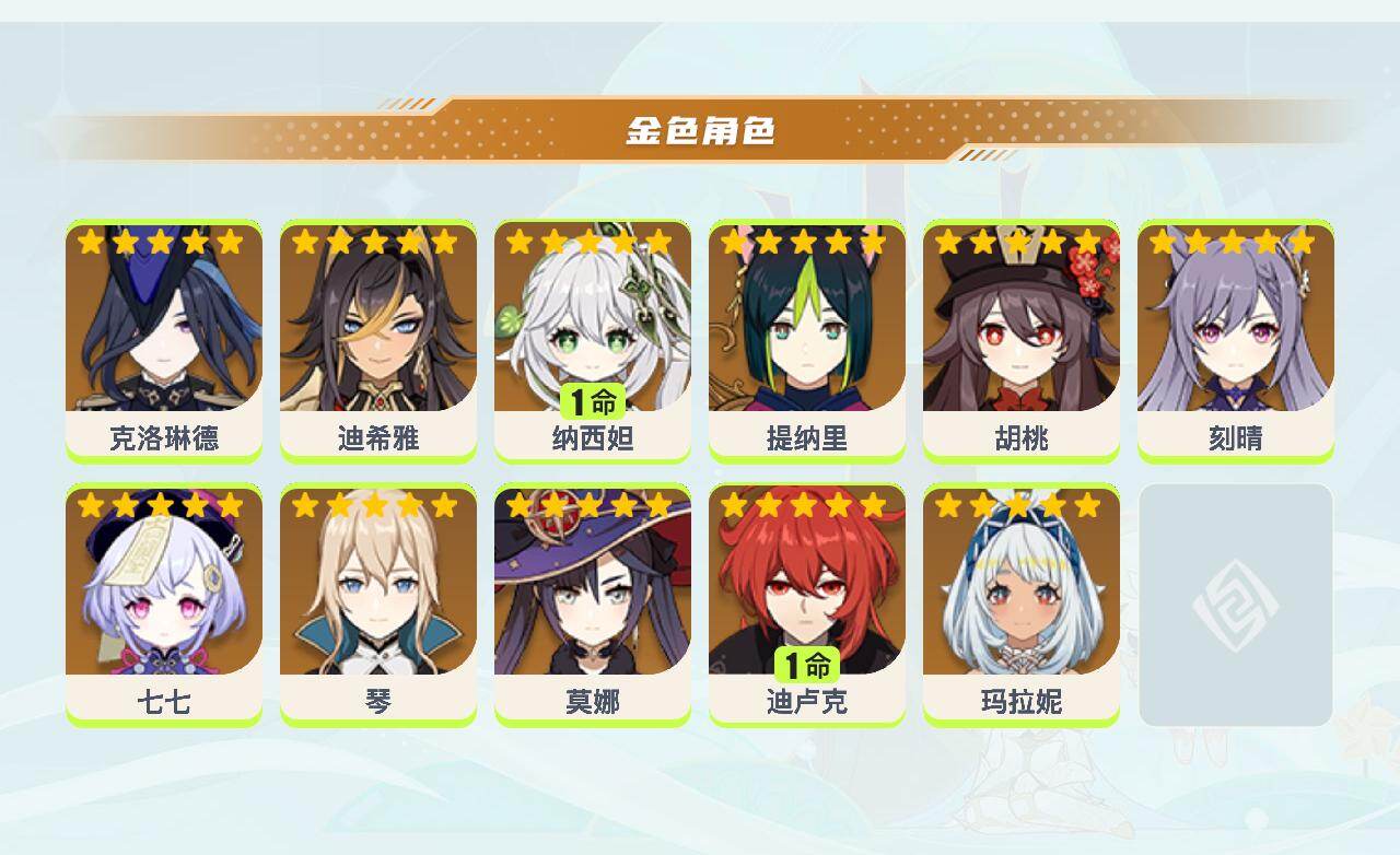 YSEY44159原神账号详情图2