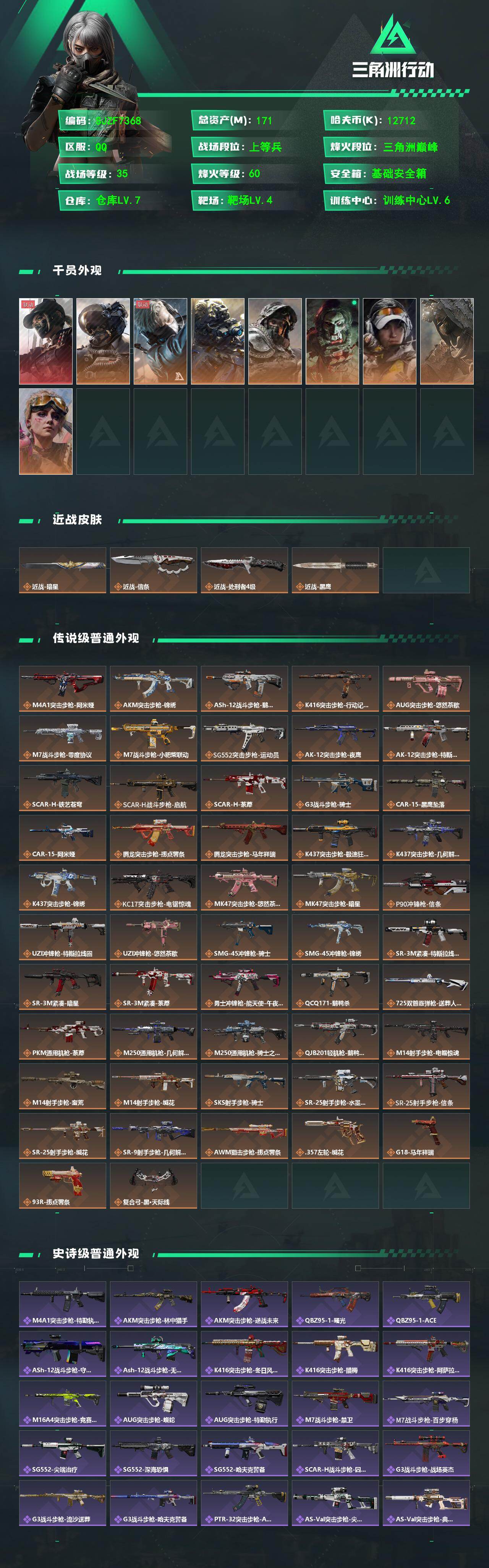 SJZEY489331三角洲行动账号详情图2