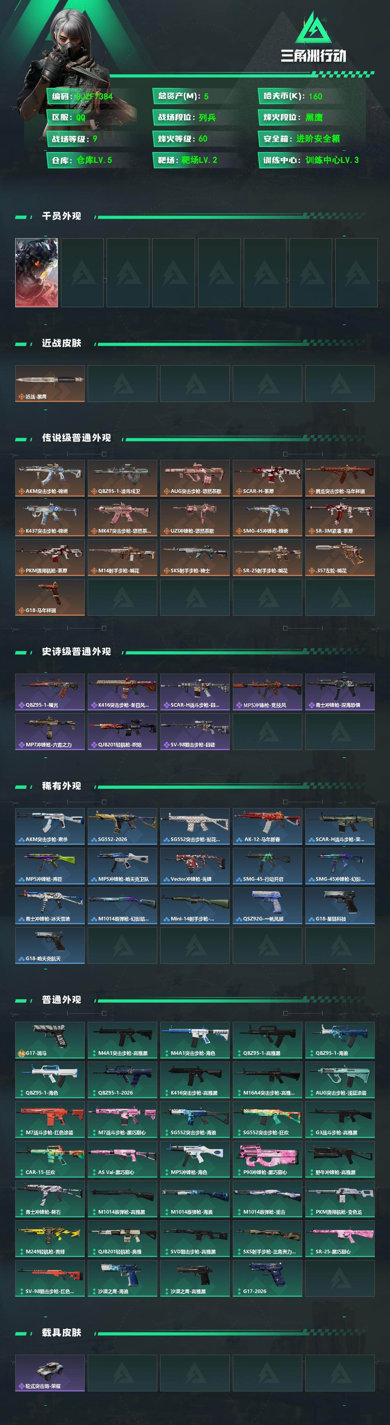 SJZEY489541三角洲行动账号详情图2