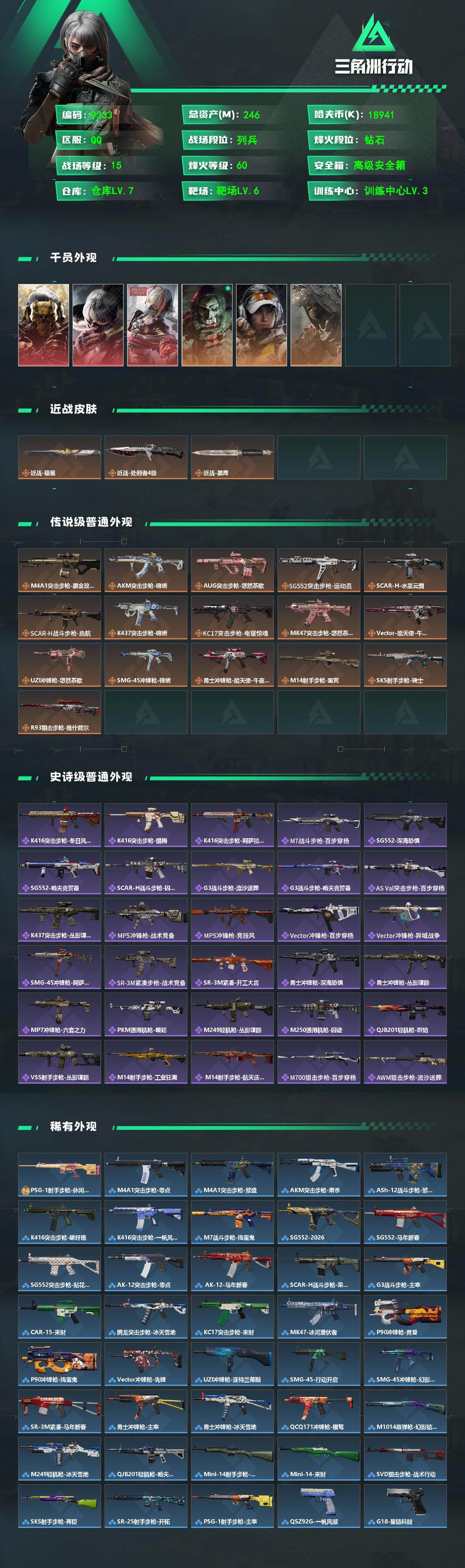 SJZCMW499382三角洲行动账号详情图2