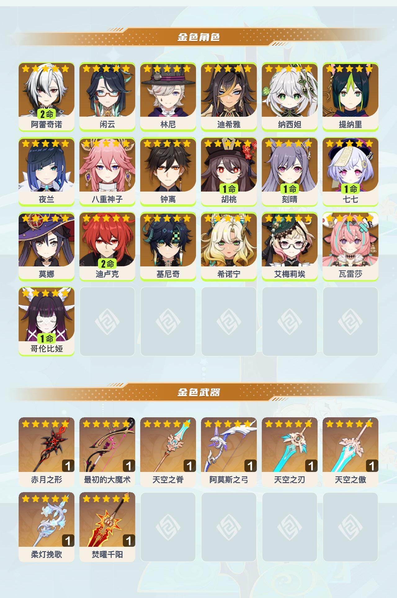 YSEY44182原神账号详情图3