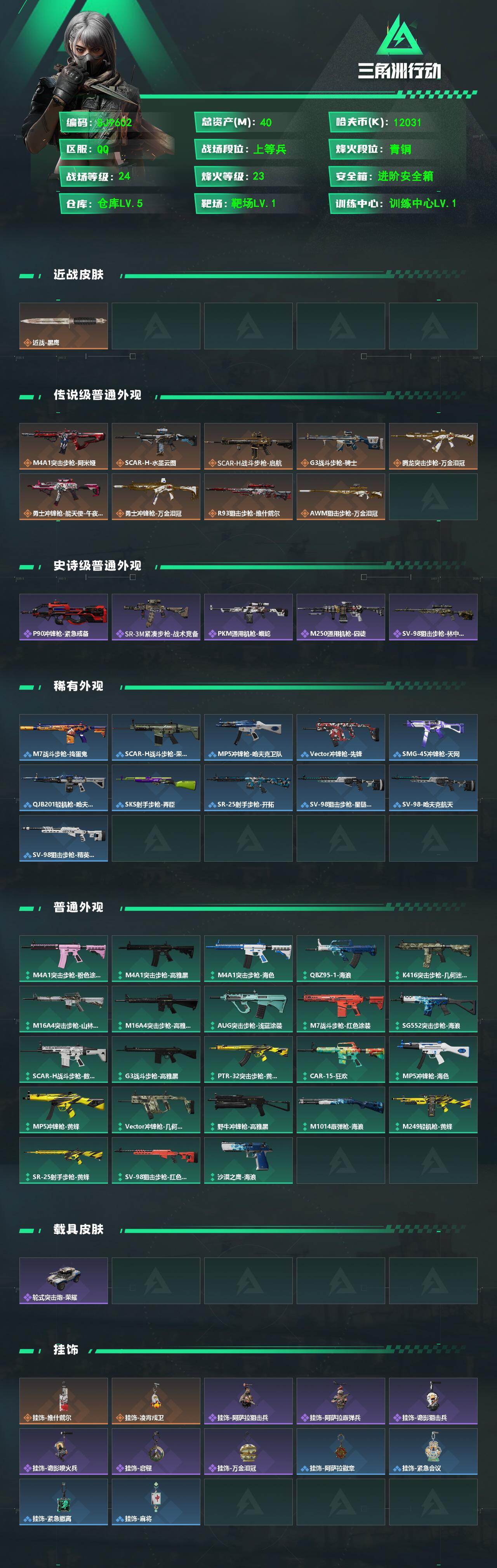 SJZEY489595三角洲行动账号详情图2