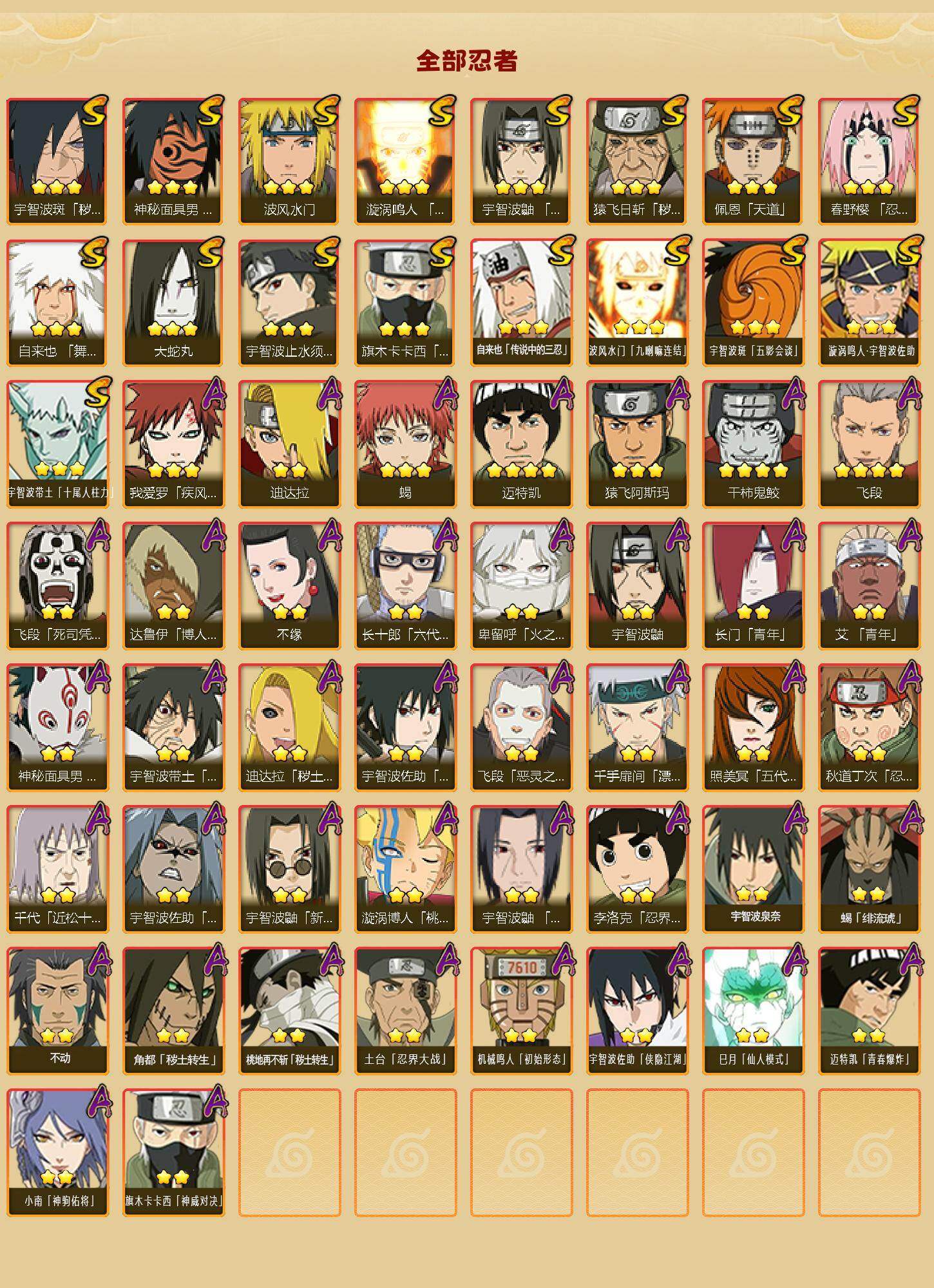 HYEY427397火影忍者账号详情图2 HYEY427397火影忍者账号详情图2