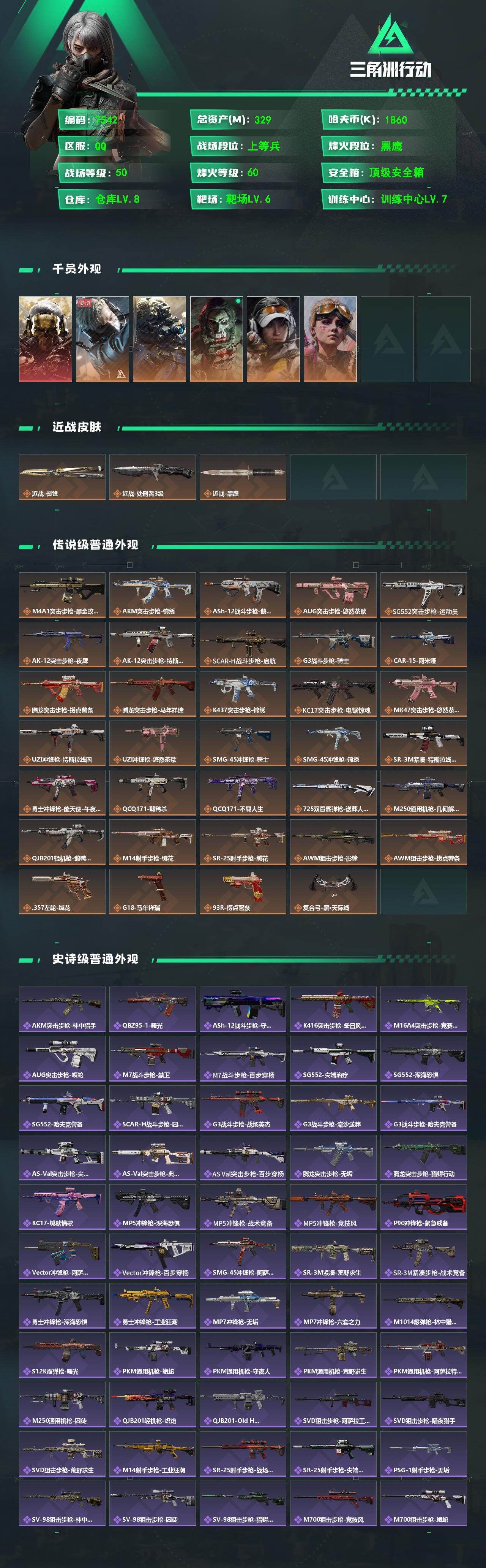 SJZCMW499752三角洲行动账号详情图2