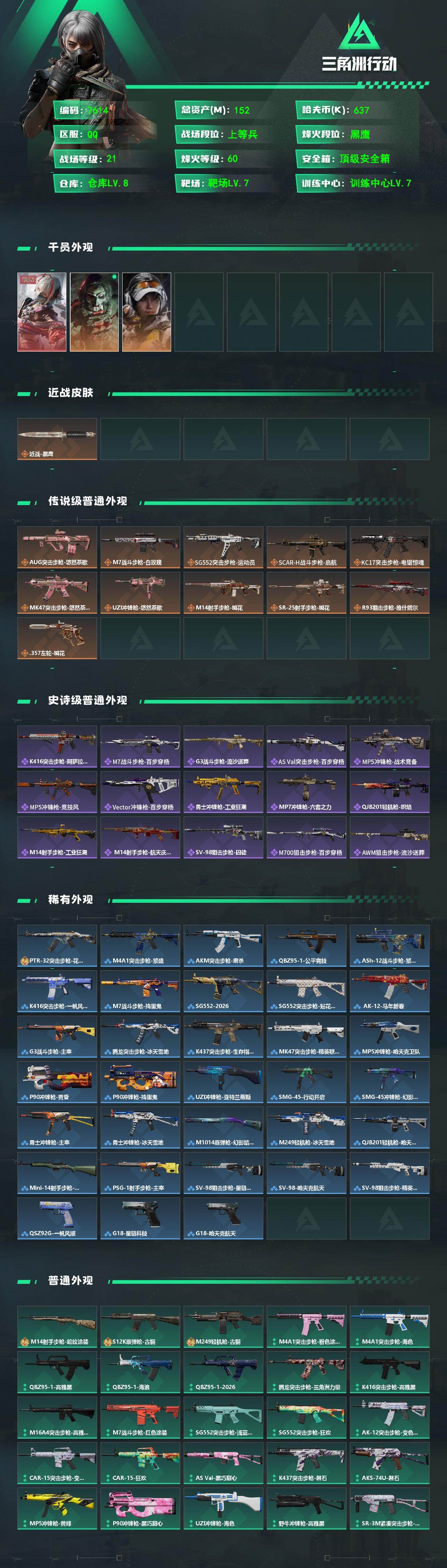 SJZCMW497533三角洲行动账号详情图2