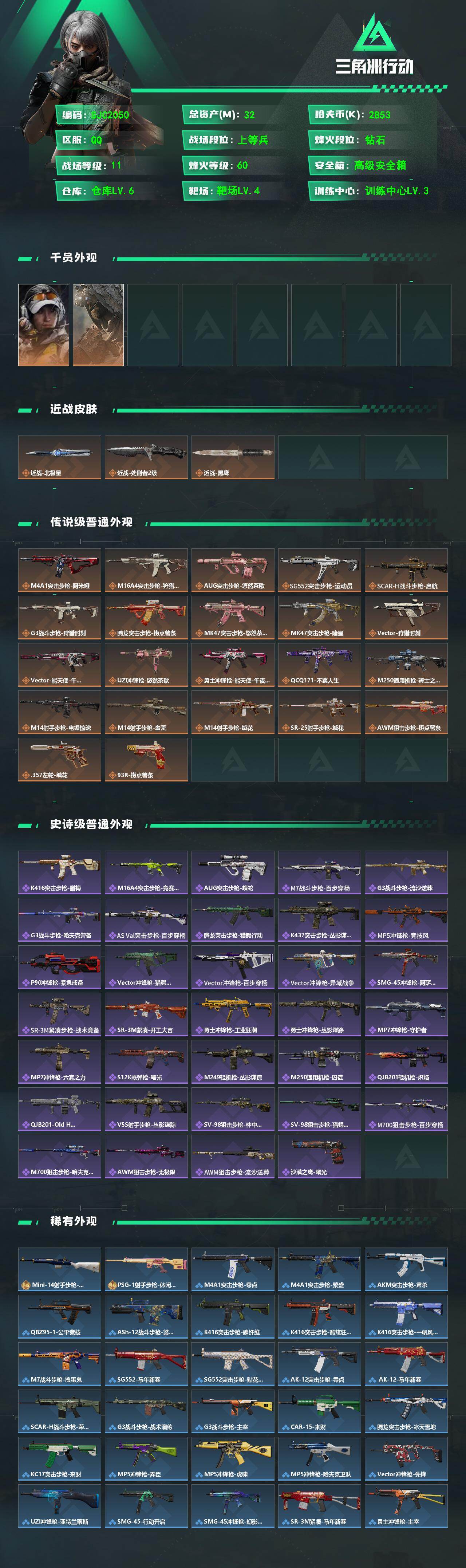 SJZEY488247三角洲行动账号详情图2