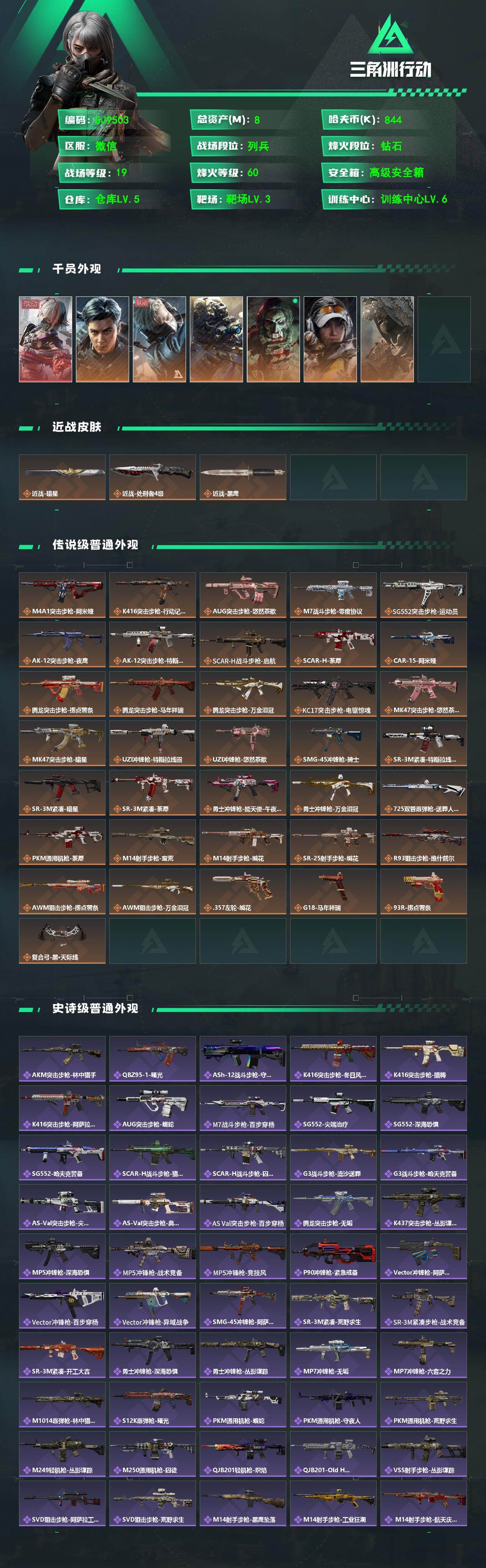 SJZEY488337三角洲行动账号详情图2