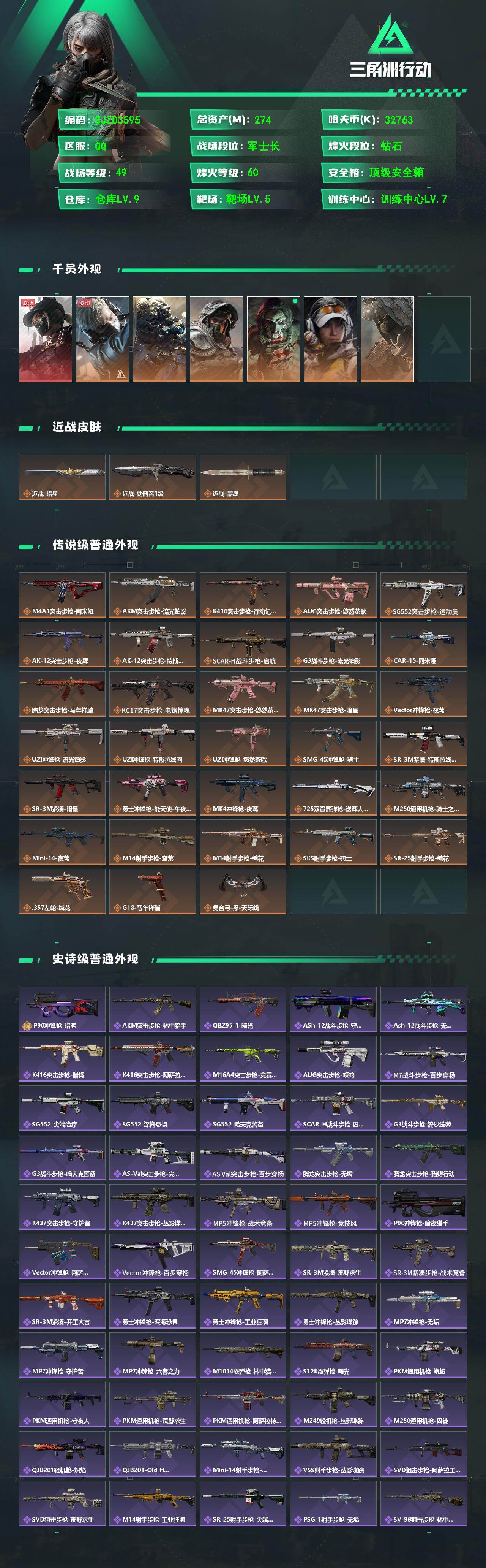 SJZEY488388三角洲行动账号详情图2