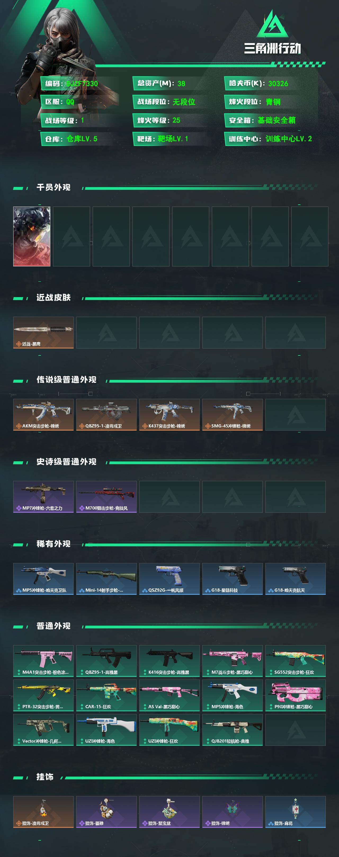 SJZEY488883三角洲行动账号详情图2