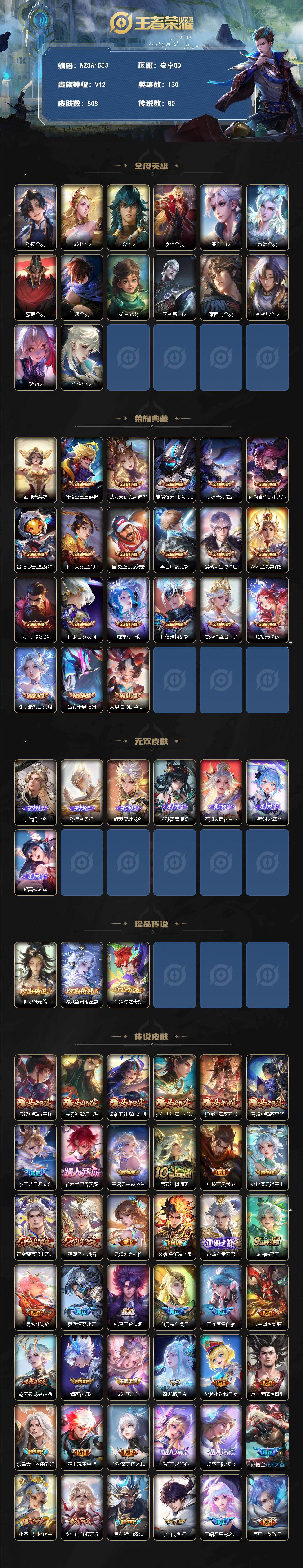 WZEY4281828王者荣耀账号详情图2