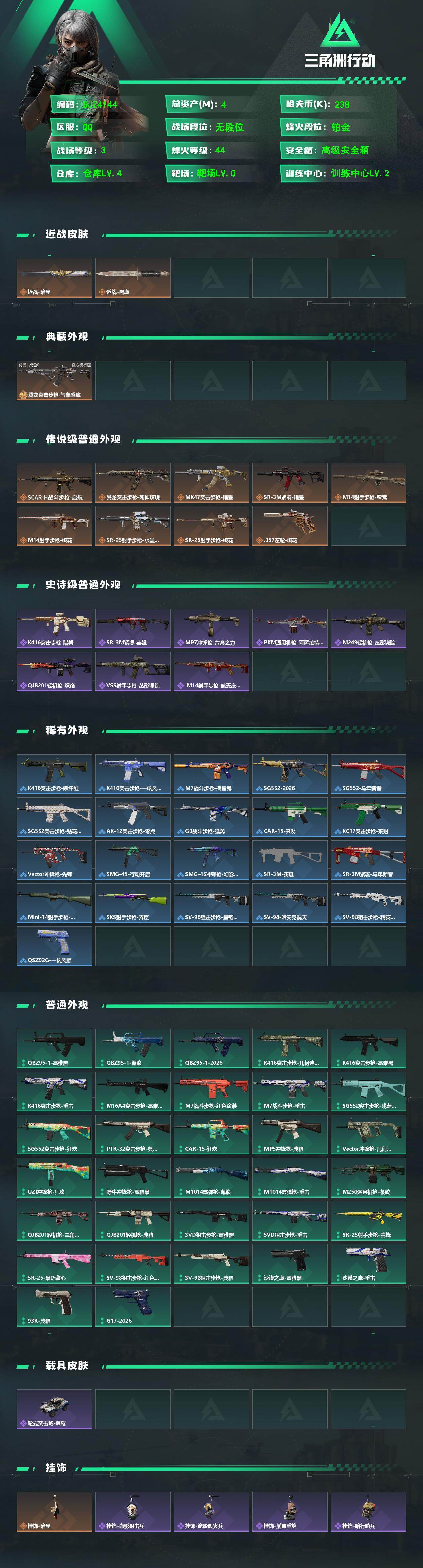 SJZEY489033三角洲行动账号详情图2