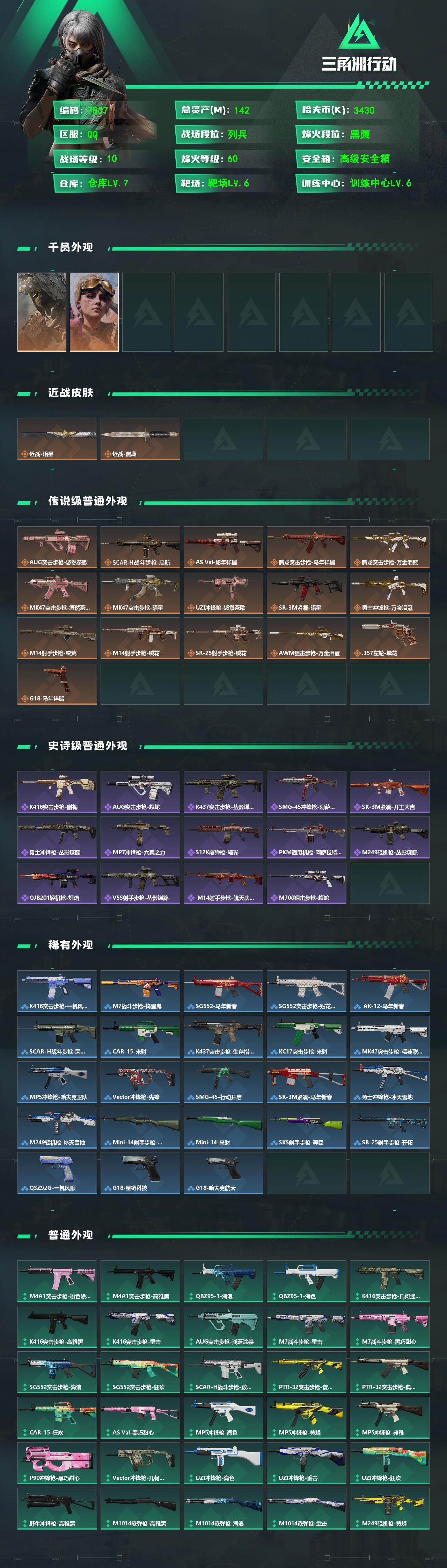 SJZCMW499053三角洲行动账号详情图2