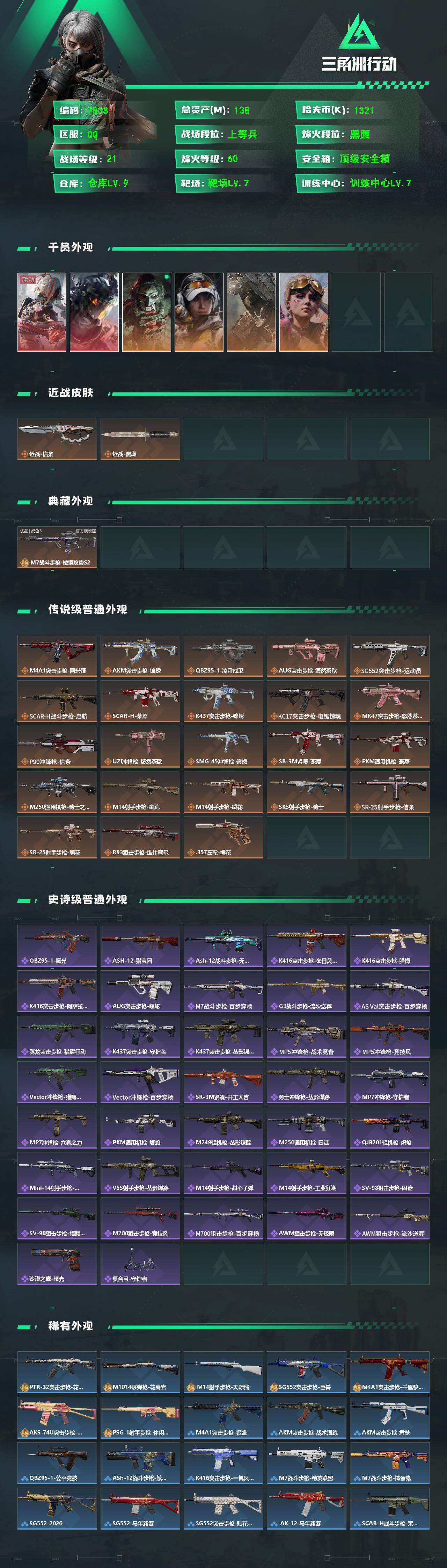 SJZCMW499070三角洲行动账号详情图2