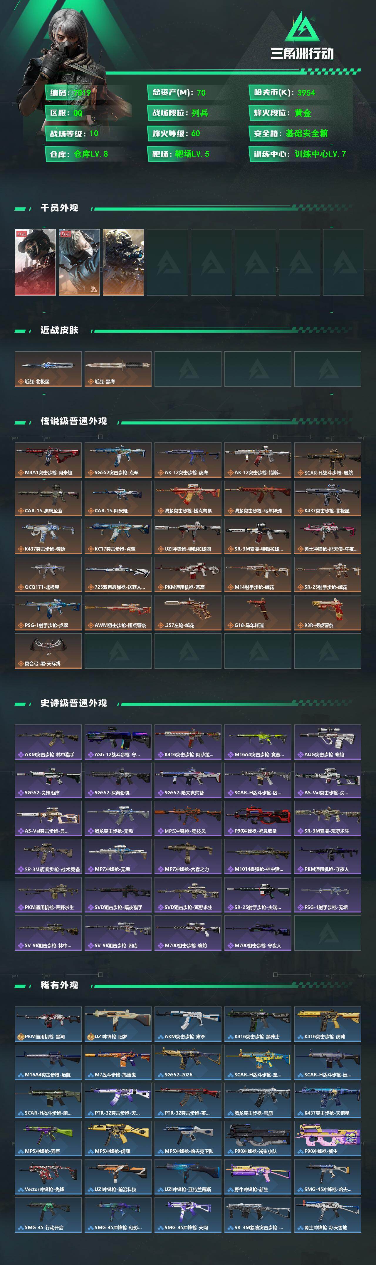 SJZCMW499141三角洲行动账号详情图2