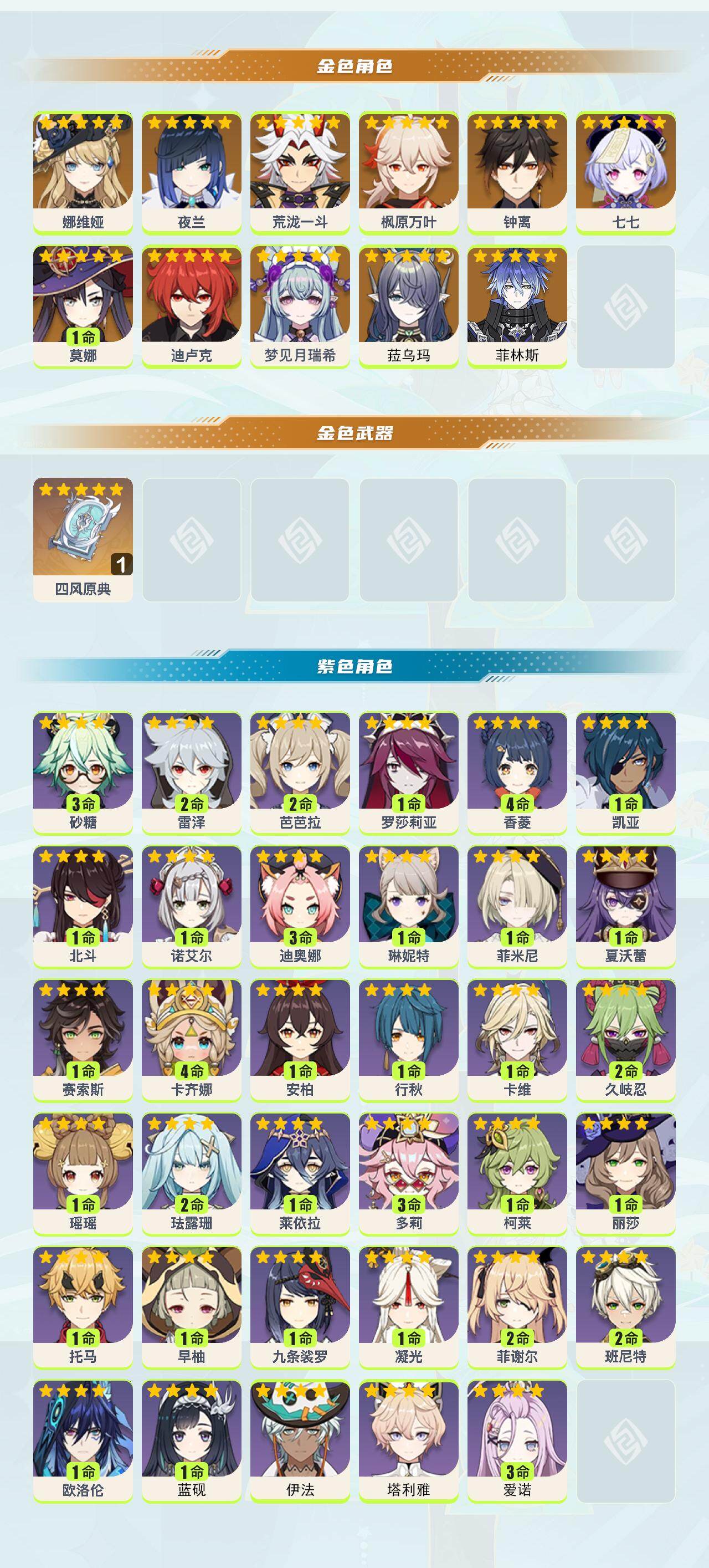 YSEY44175原神账号详情图2