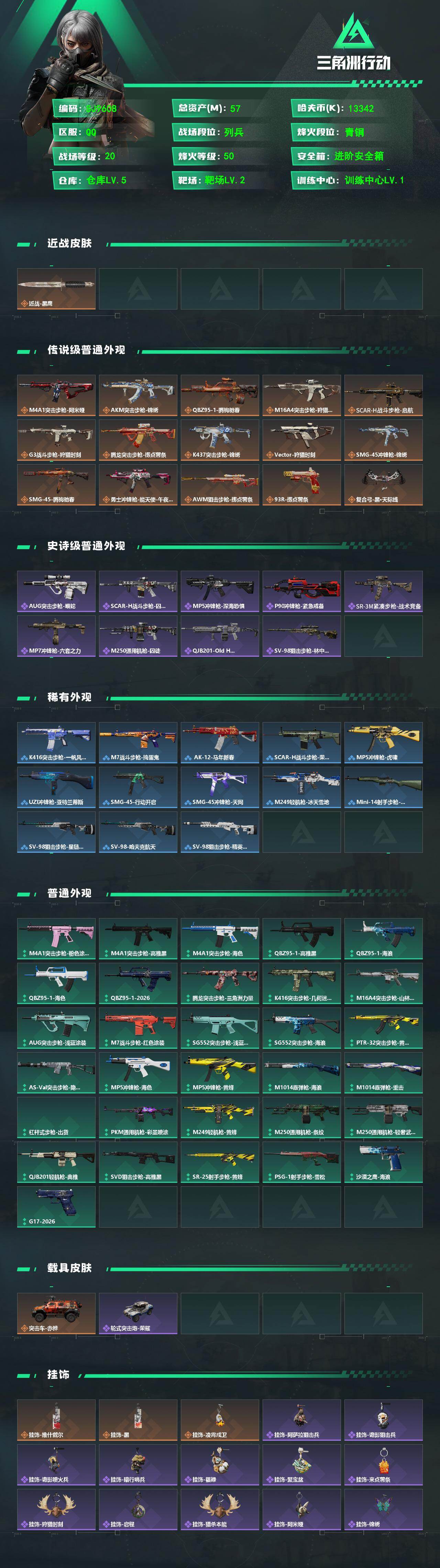 SJZEY489804三角洲行动账号详情图2