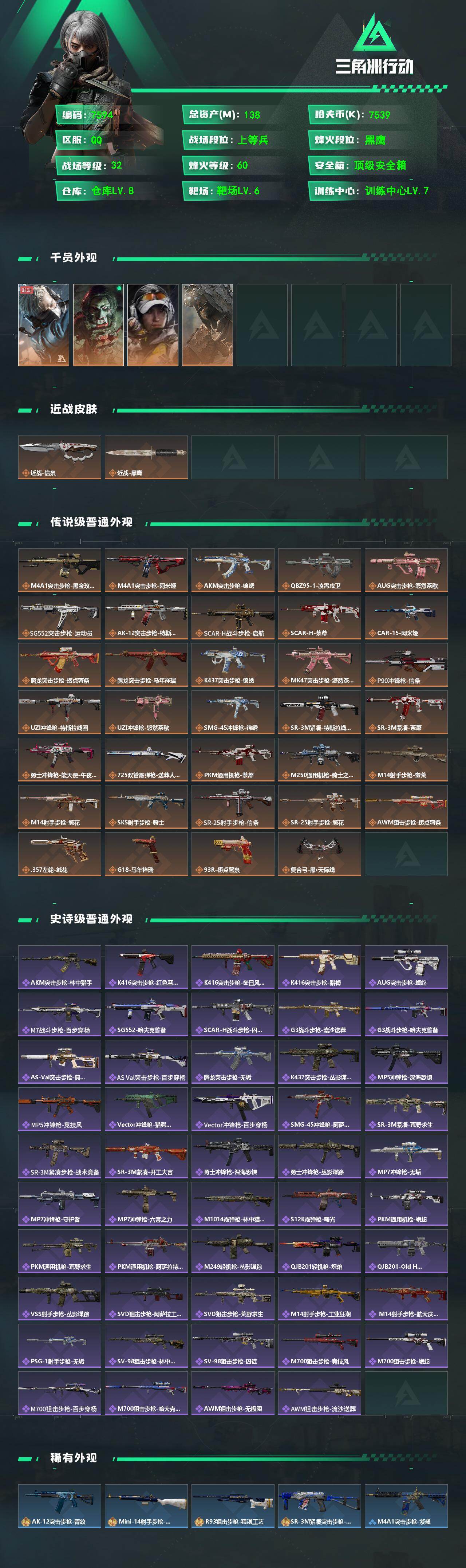 SJZCMW499743三角洲行动账号详情图2