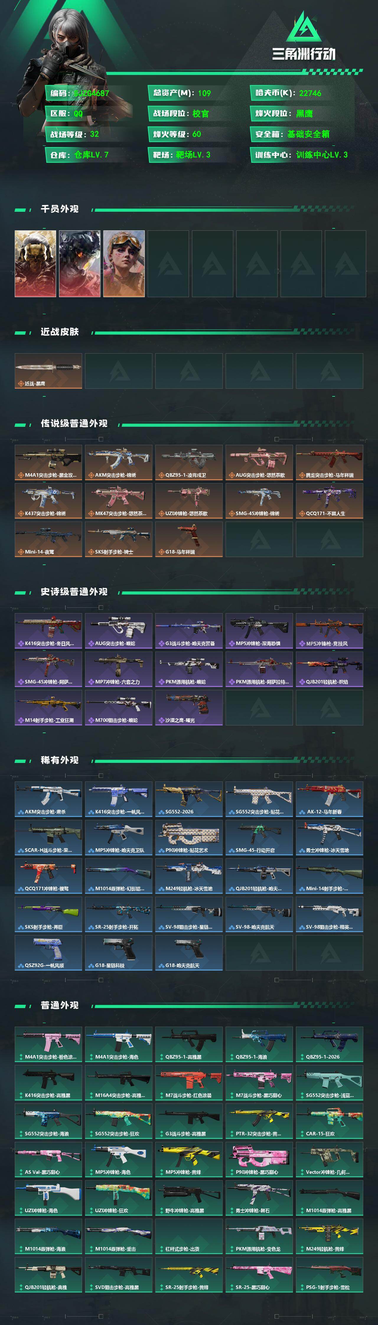 SJZEY489872三角洲行动账号详情图2