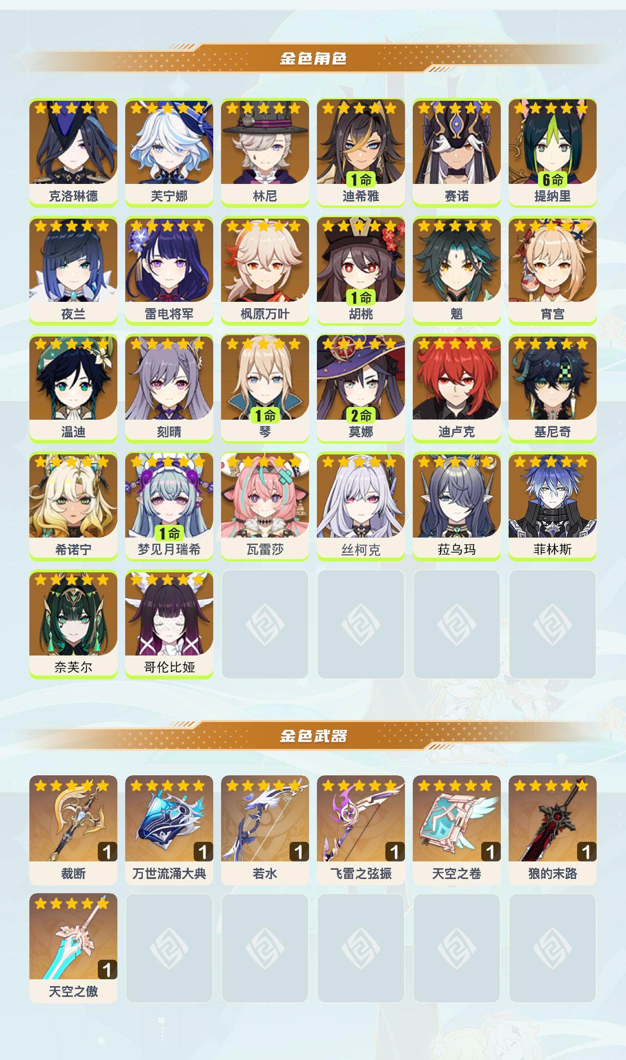 YSEY44197原神账号详情图3