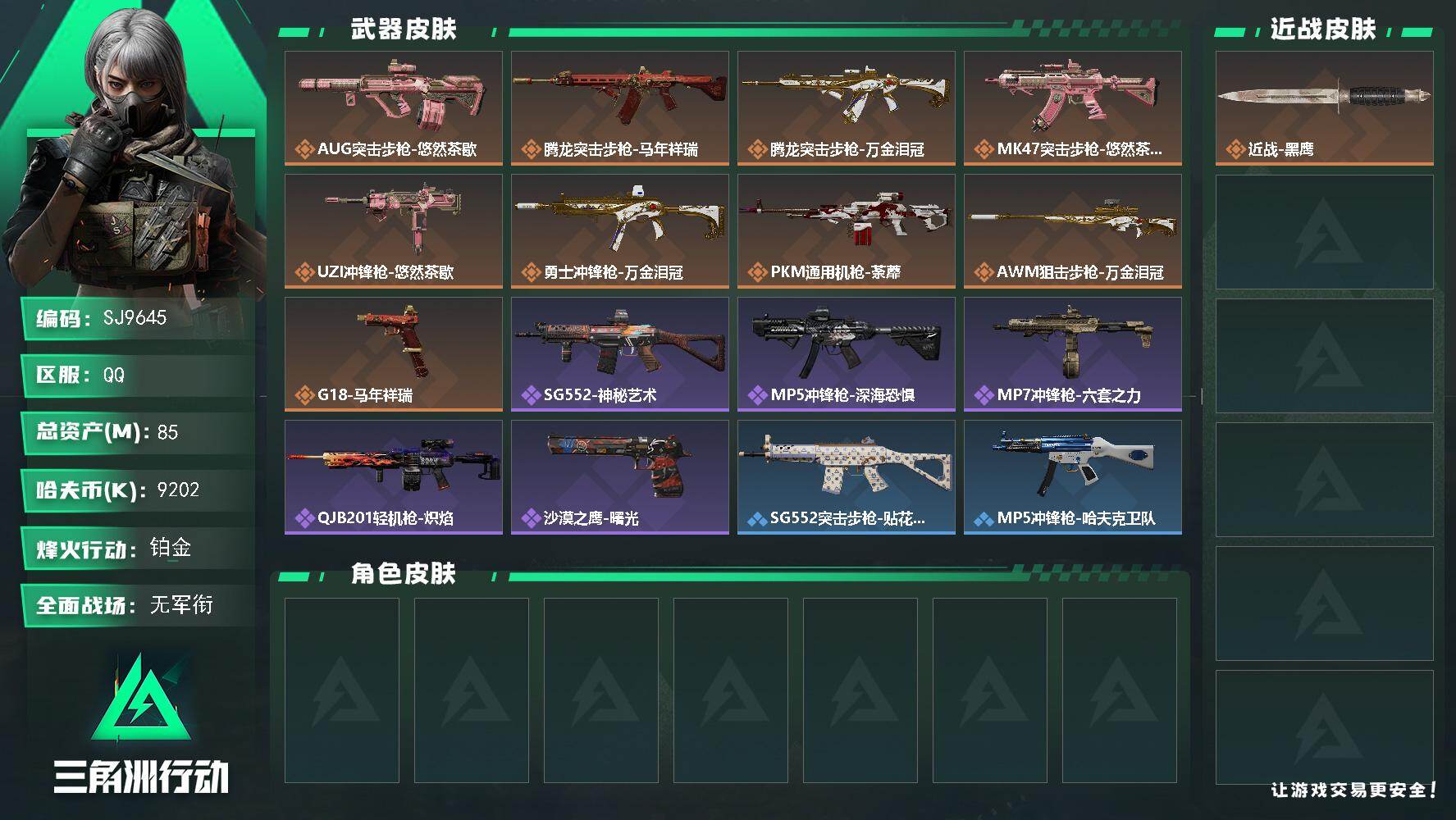 SJZEY490104三角洲行动账号详情图2